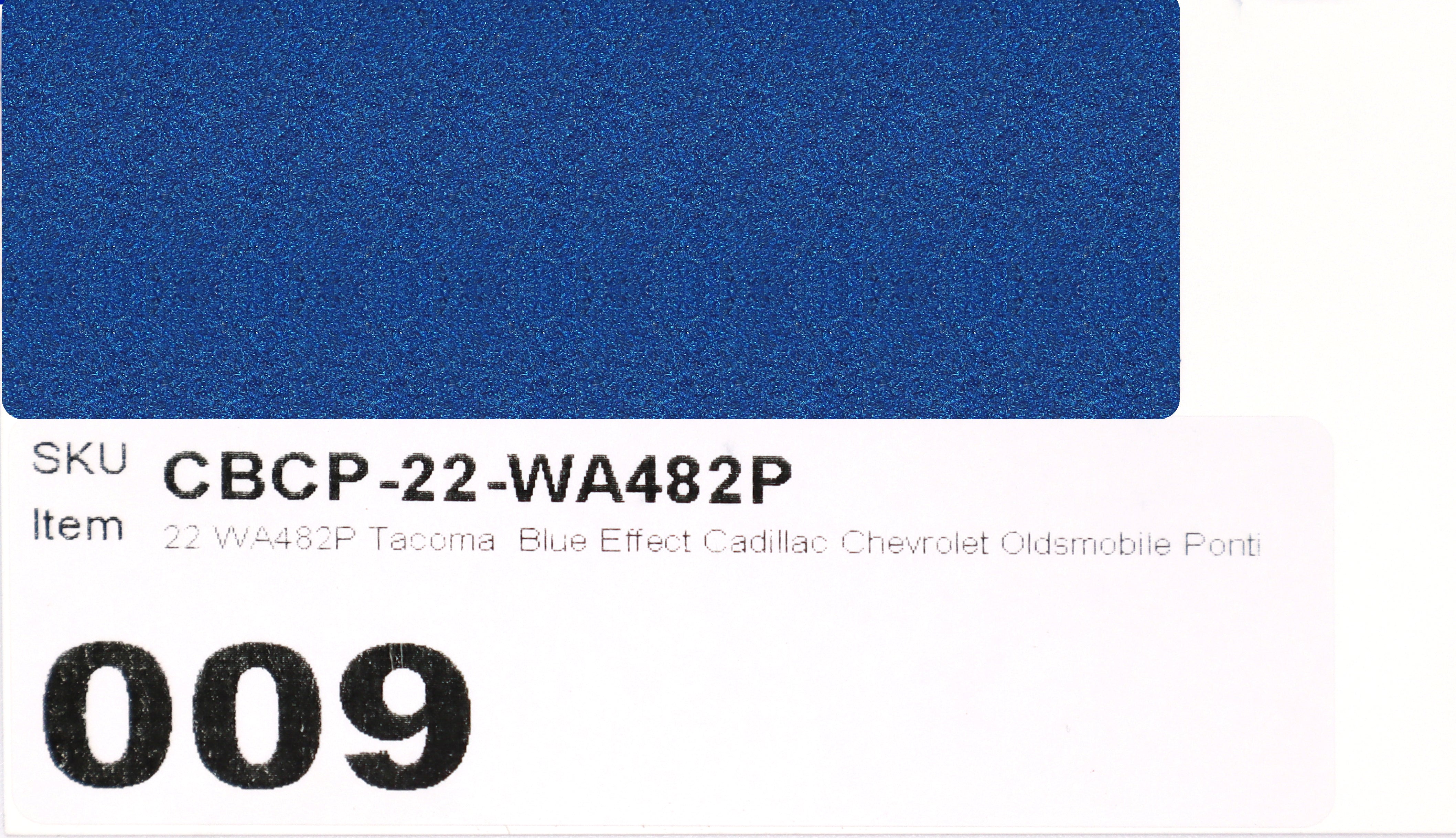 22 WA482P Wave Blue Effect Cadillac Chevrolet Oldsmobile Pontiac Saturn Custom Brake Caliper Paint