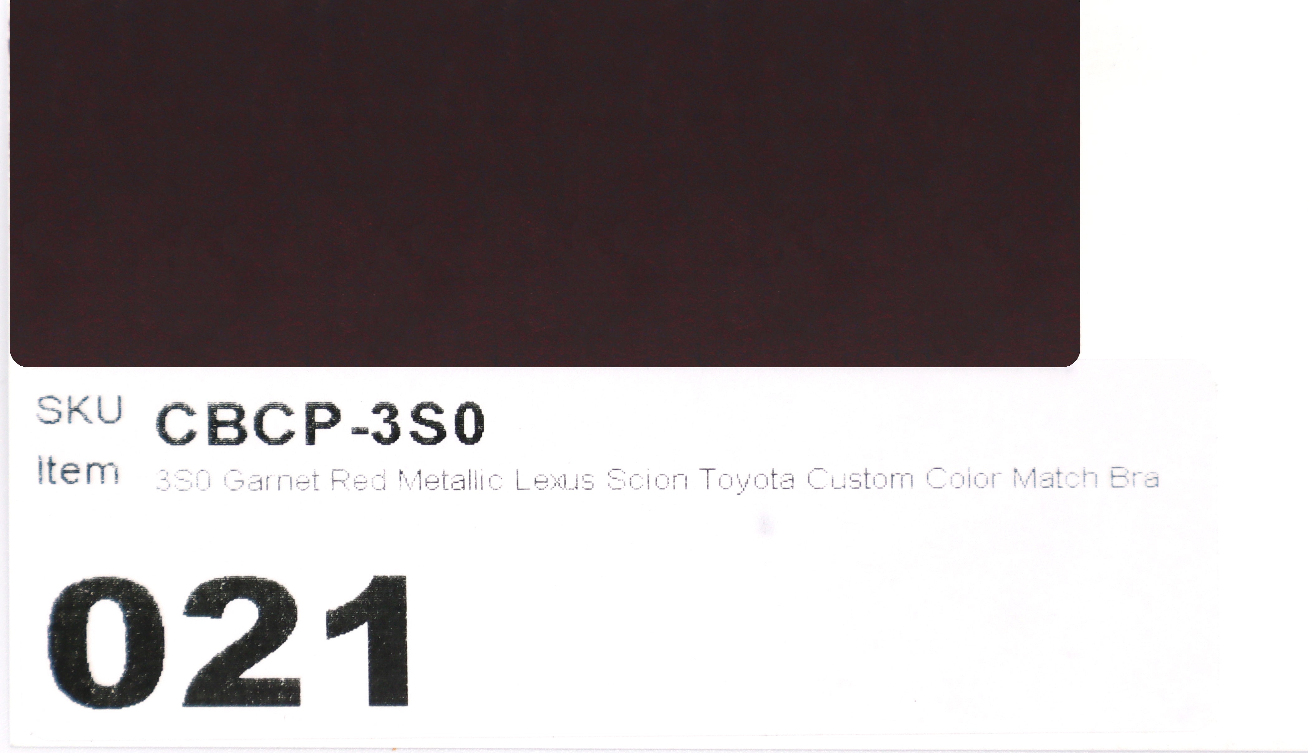 3S0 Garnet Red Metallic Lexus Scion Toyota Custom Color Match Brake Caliper Paint