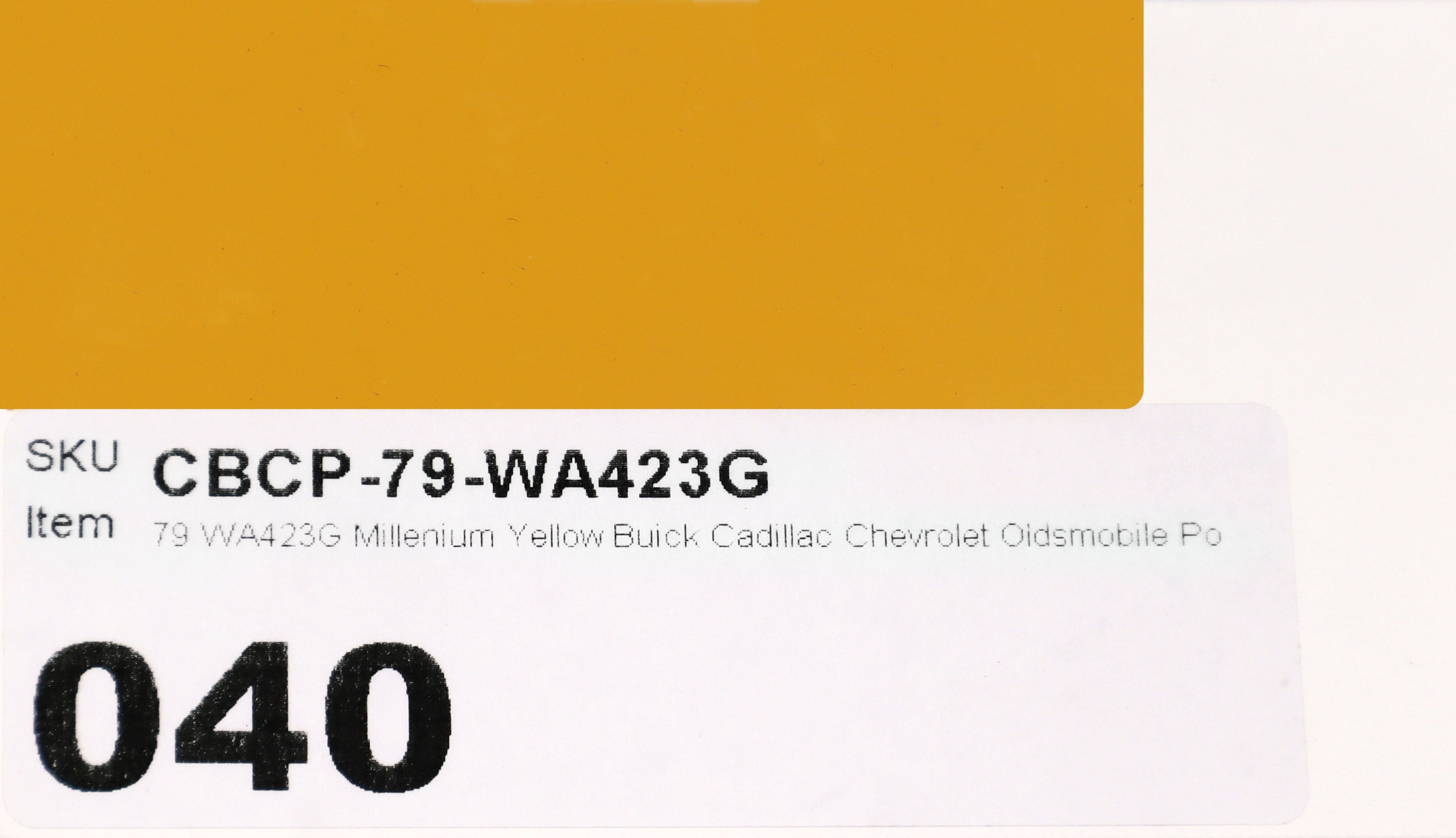 79 WA423G Millenium Yellow Buick Cadillac Chevrolet Oldsmobile Pontiac Saturn Brake Caliper Paint
