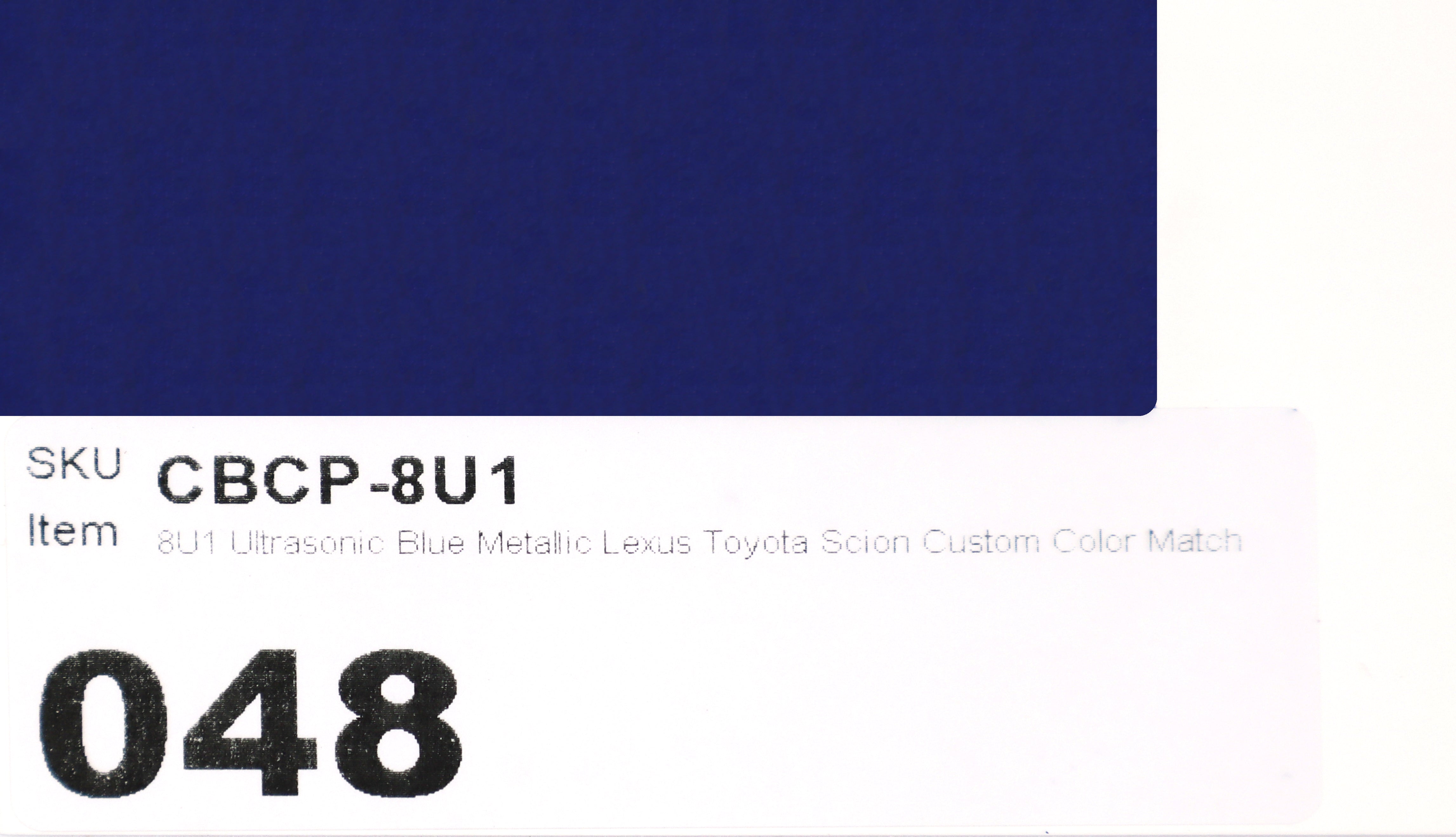 8U1 Ultrasonic Blue Metallic Lexus Toyota Scion Custom Color Match Brake Caliper Paint