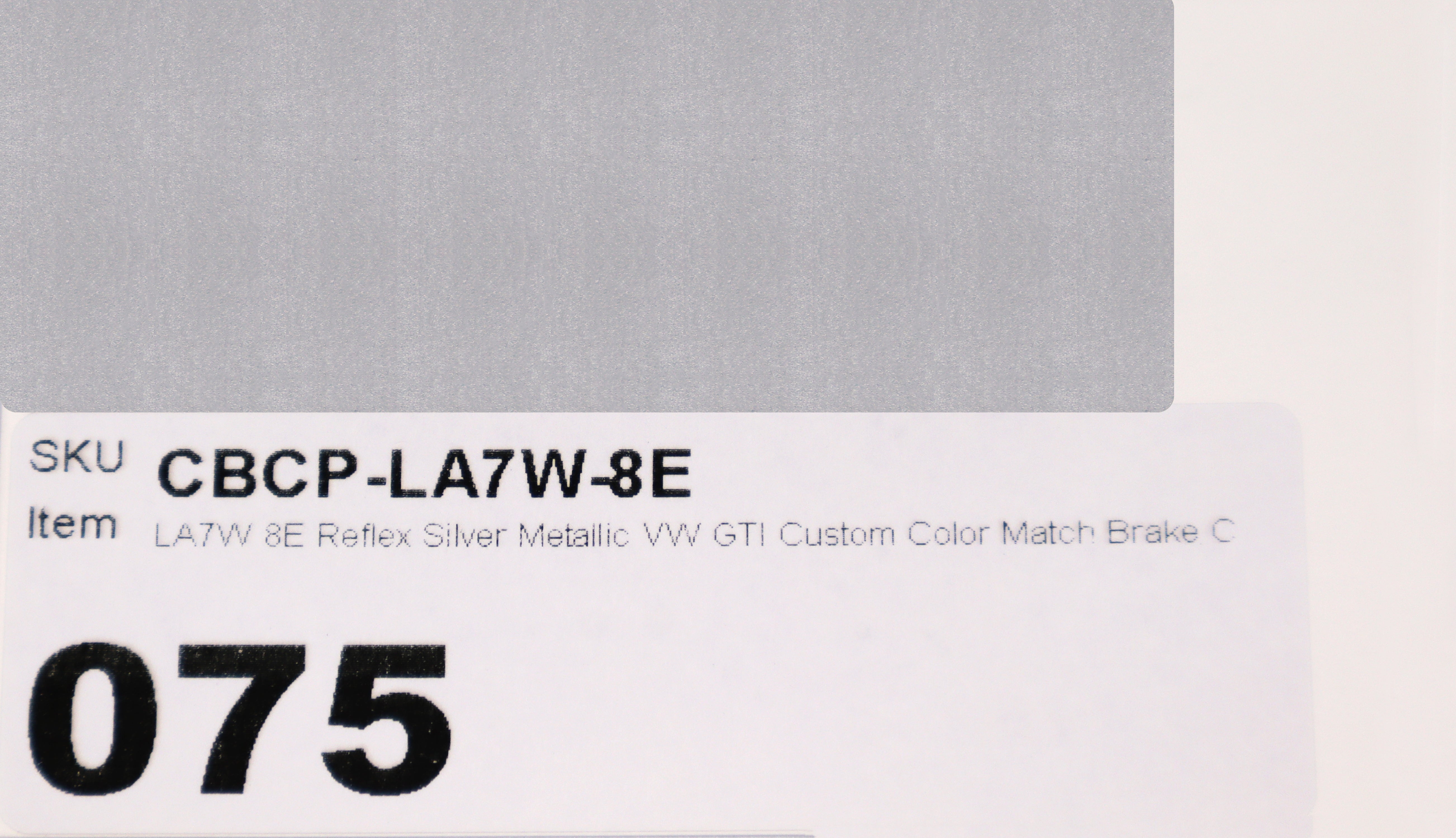 LA7W 8E Reflex Silver Metallic VW GTI Custom Color Match Brake Caliper Paint