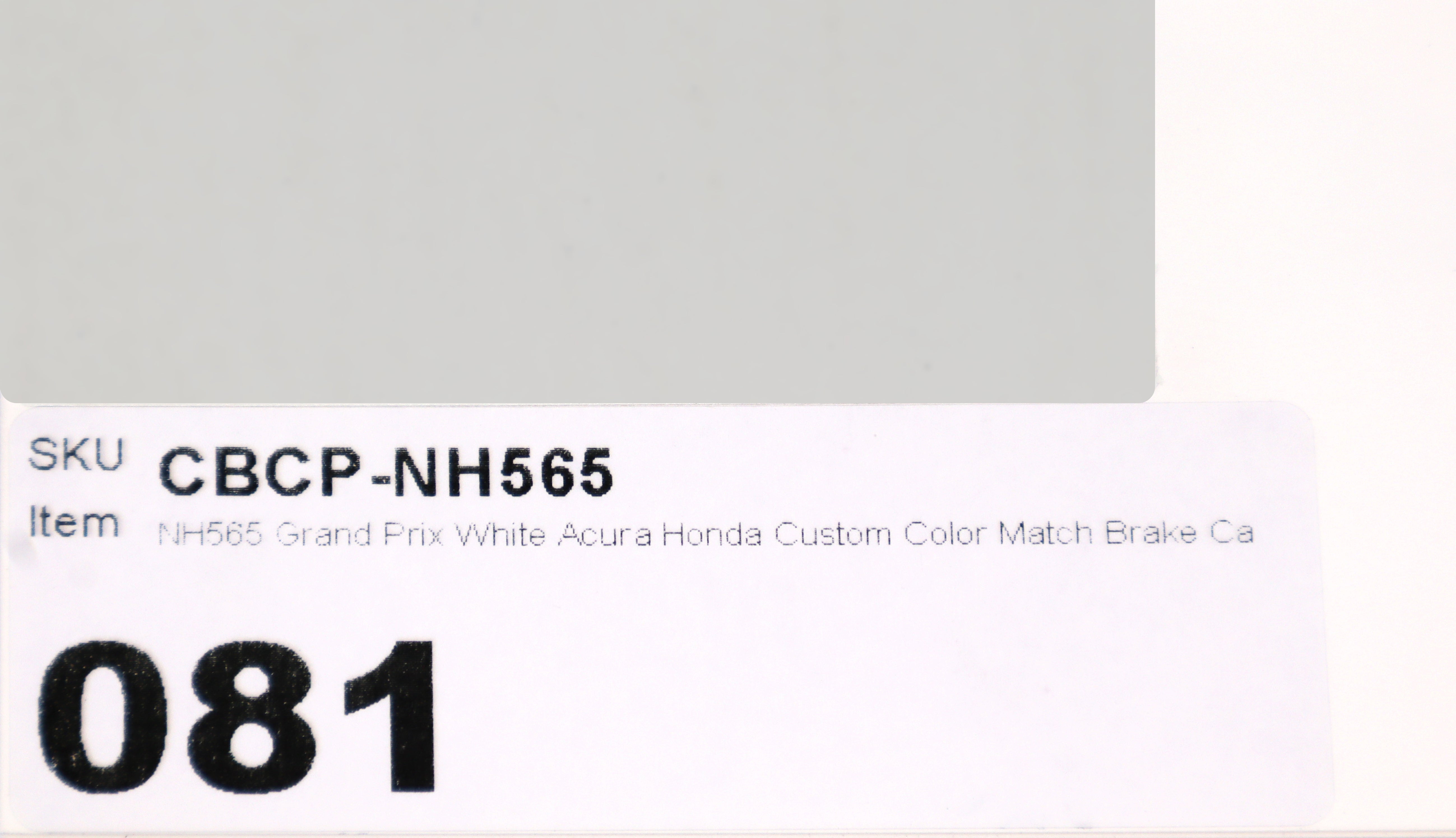 NH565 Grand Prix White Acura Honda Custom Color Match Brake Caliper Paint