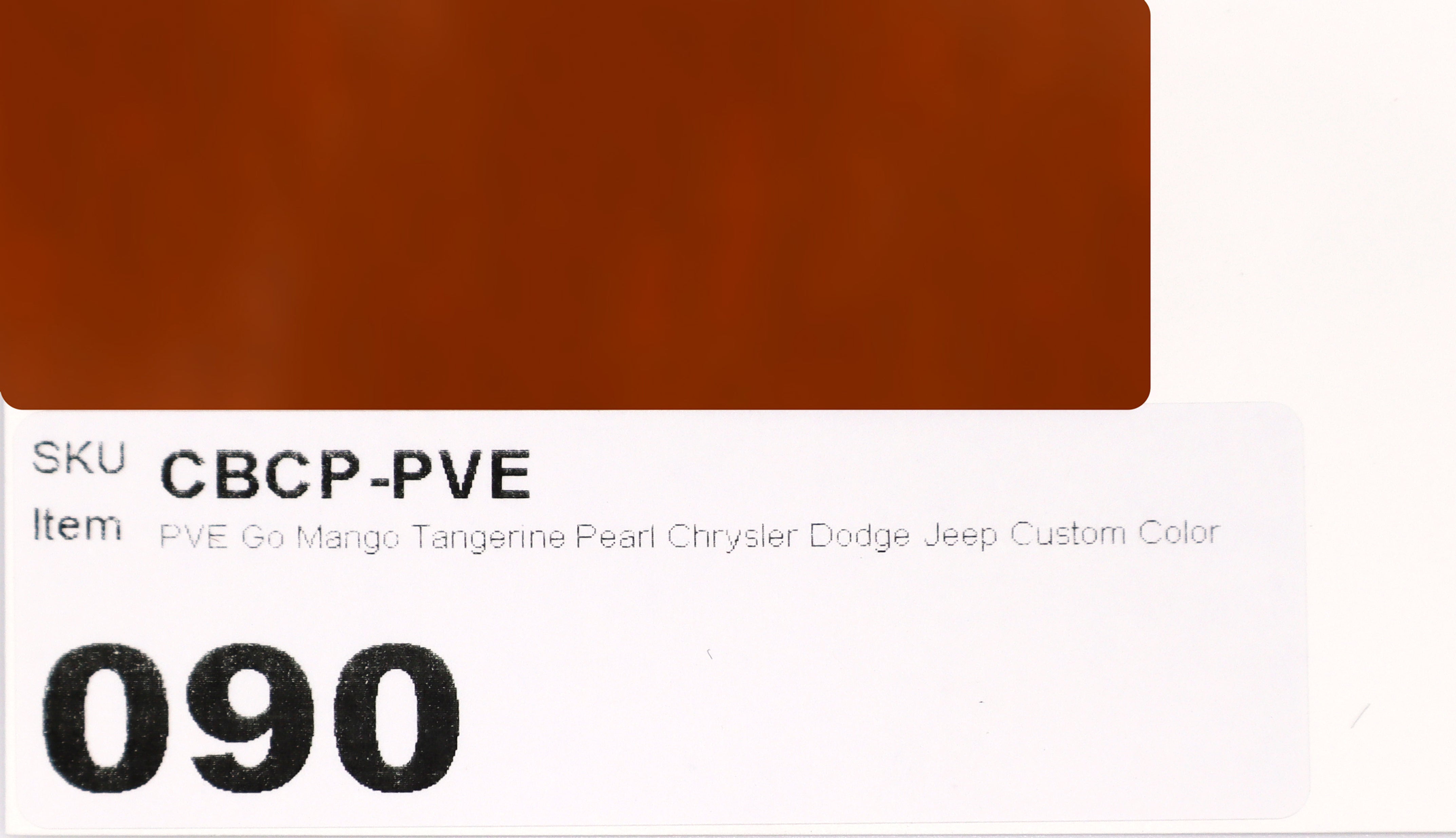 PVE Go Mango Tangerine Pearl Chrysler Dodge Jeep Custom Color Match Brake Caliper Paint