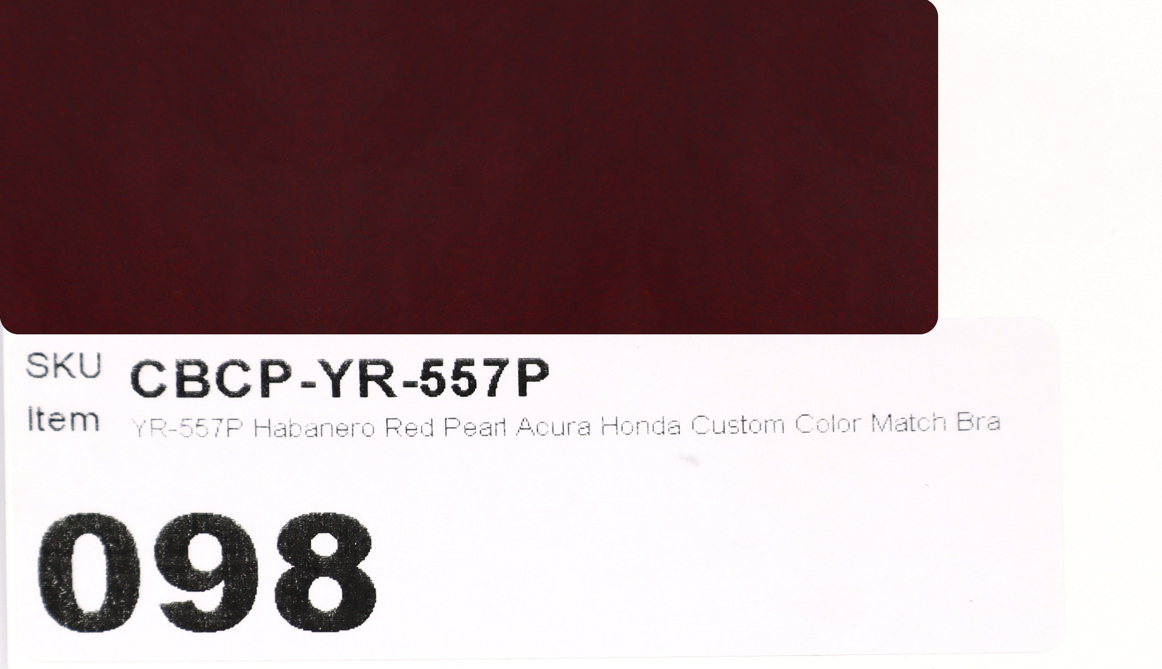 YR-557P Habanero Red Pearl Acura Honda Custom Color Match Brake Caliper Paint