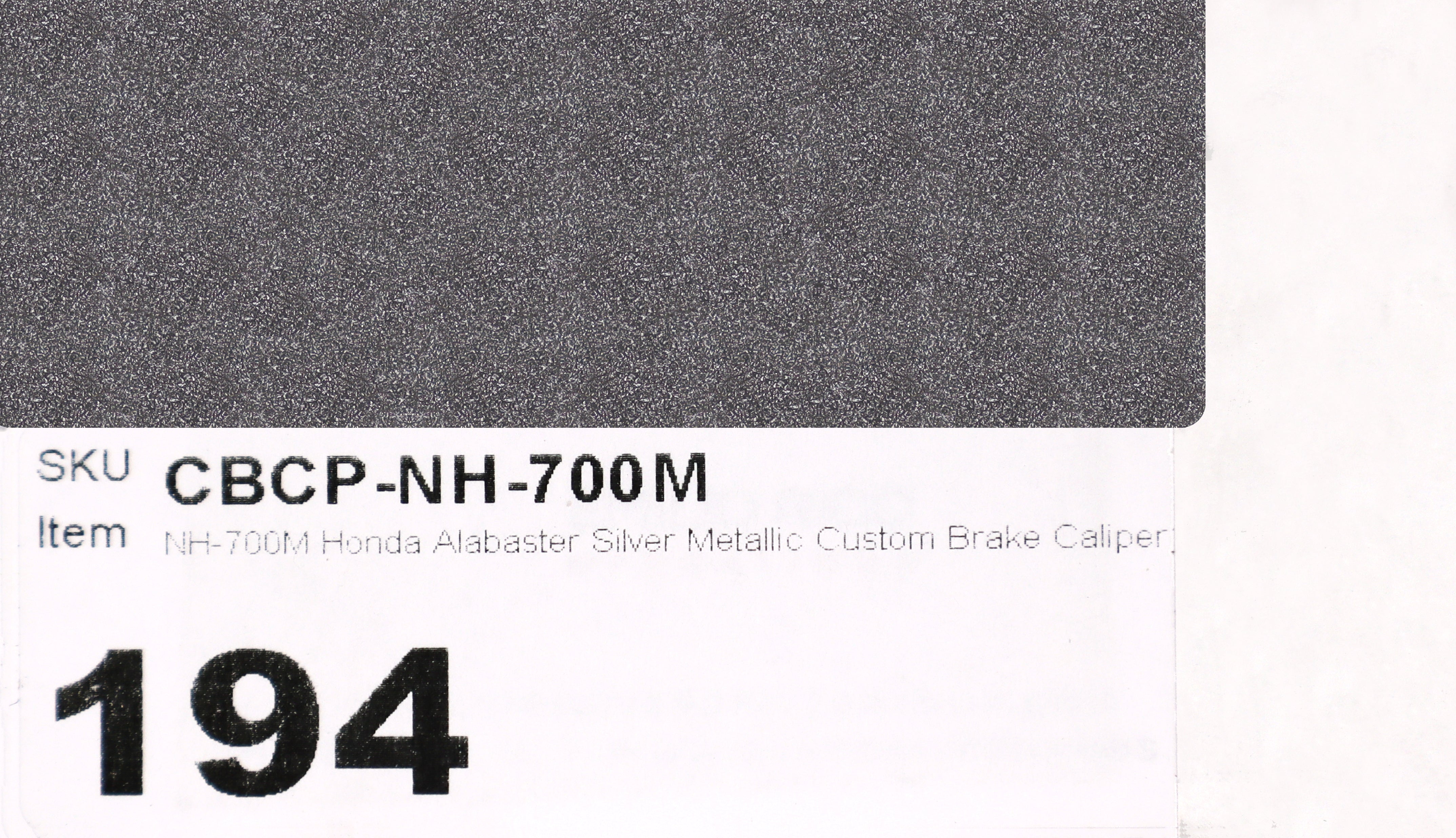 NH-700M Honda Alabaster Silver Metallic Custom Brake Caliper Paint