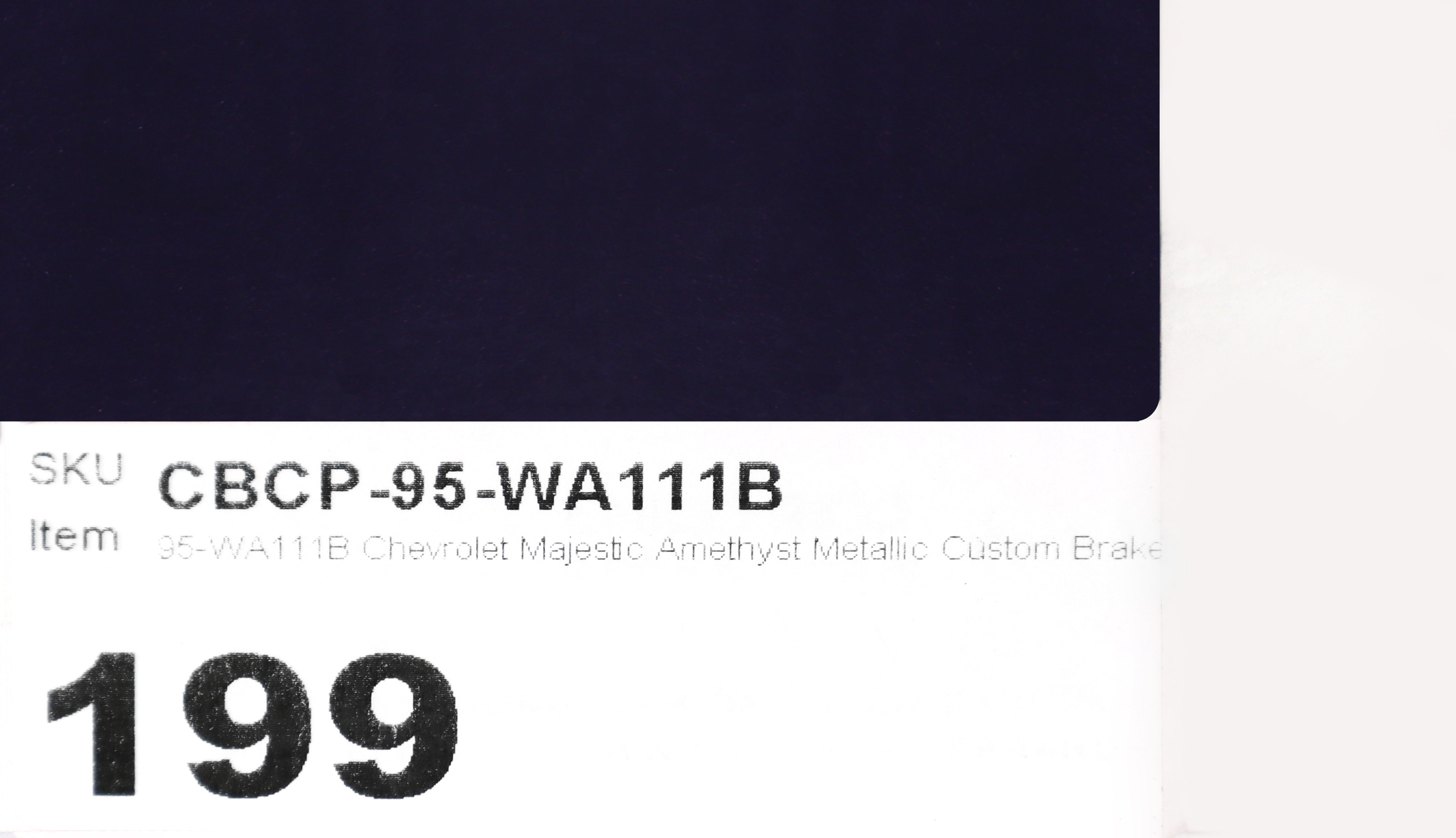 95-WA111B Chevrolet Majestic Amethyst Metallic Custom Brake Caliper Paint