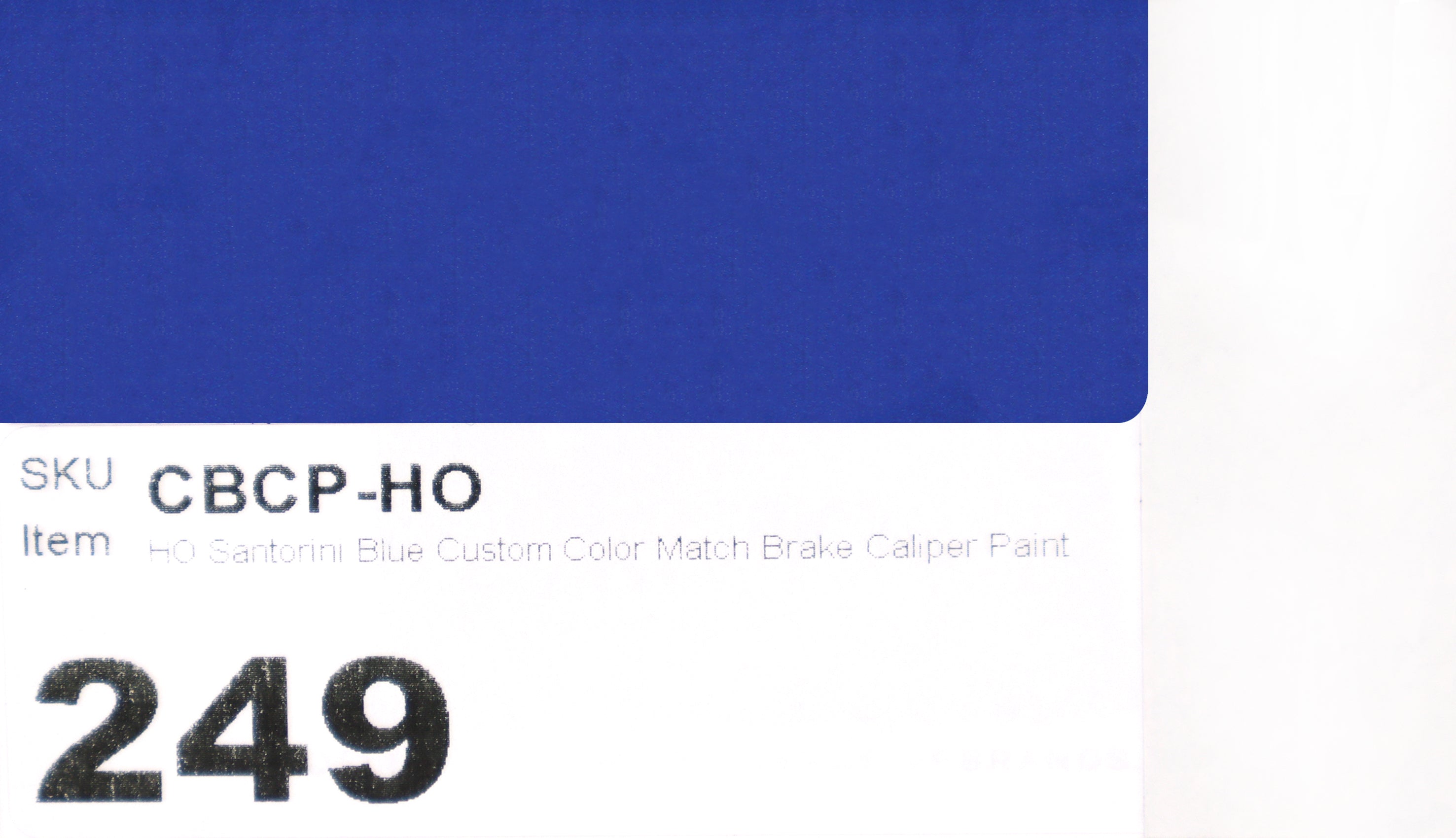 HO KIA Santorini Blue Custom Color Match Brake Caliper Paint