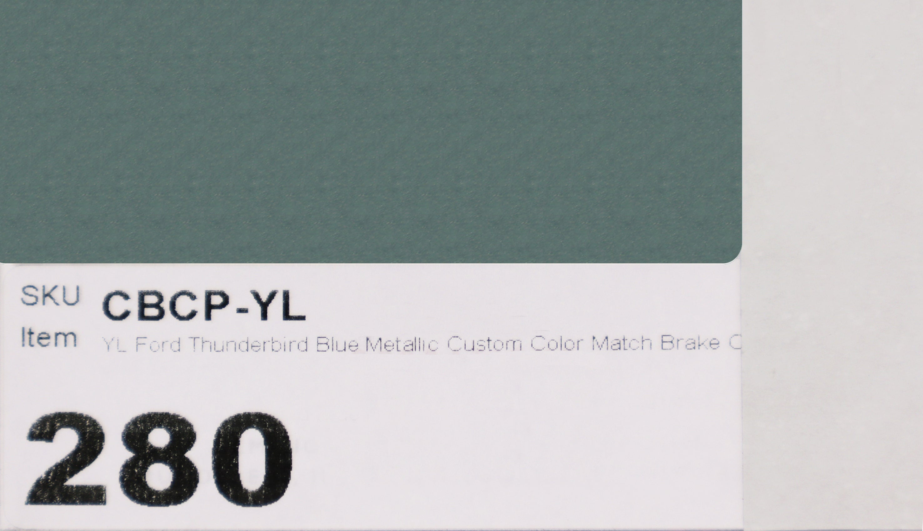 YL Ford Thunderbird Blue Metallic Custom Color Match Brake Caliper Paint Kit