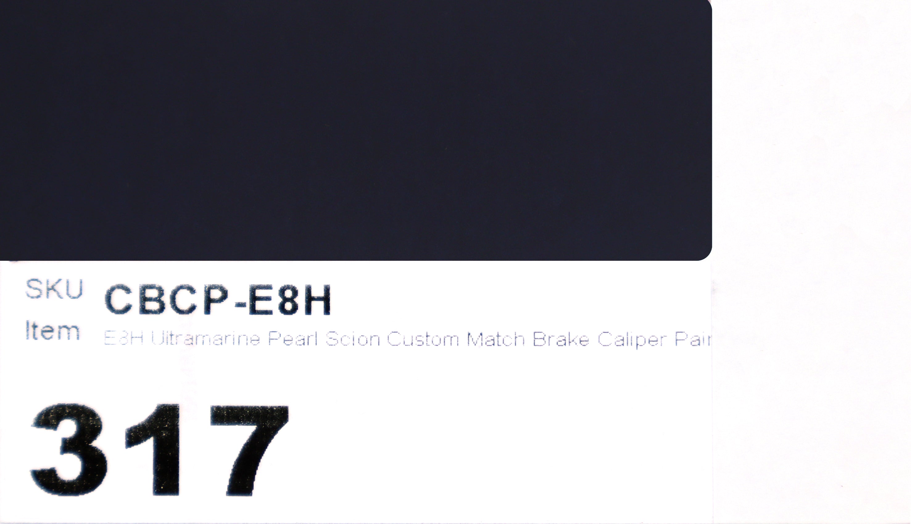 E8H Ultramarine Pearl Scion Custom Match Brake Caliper Paint Kit