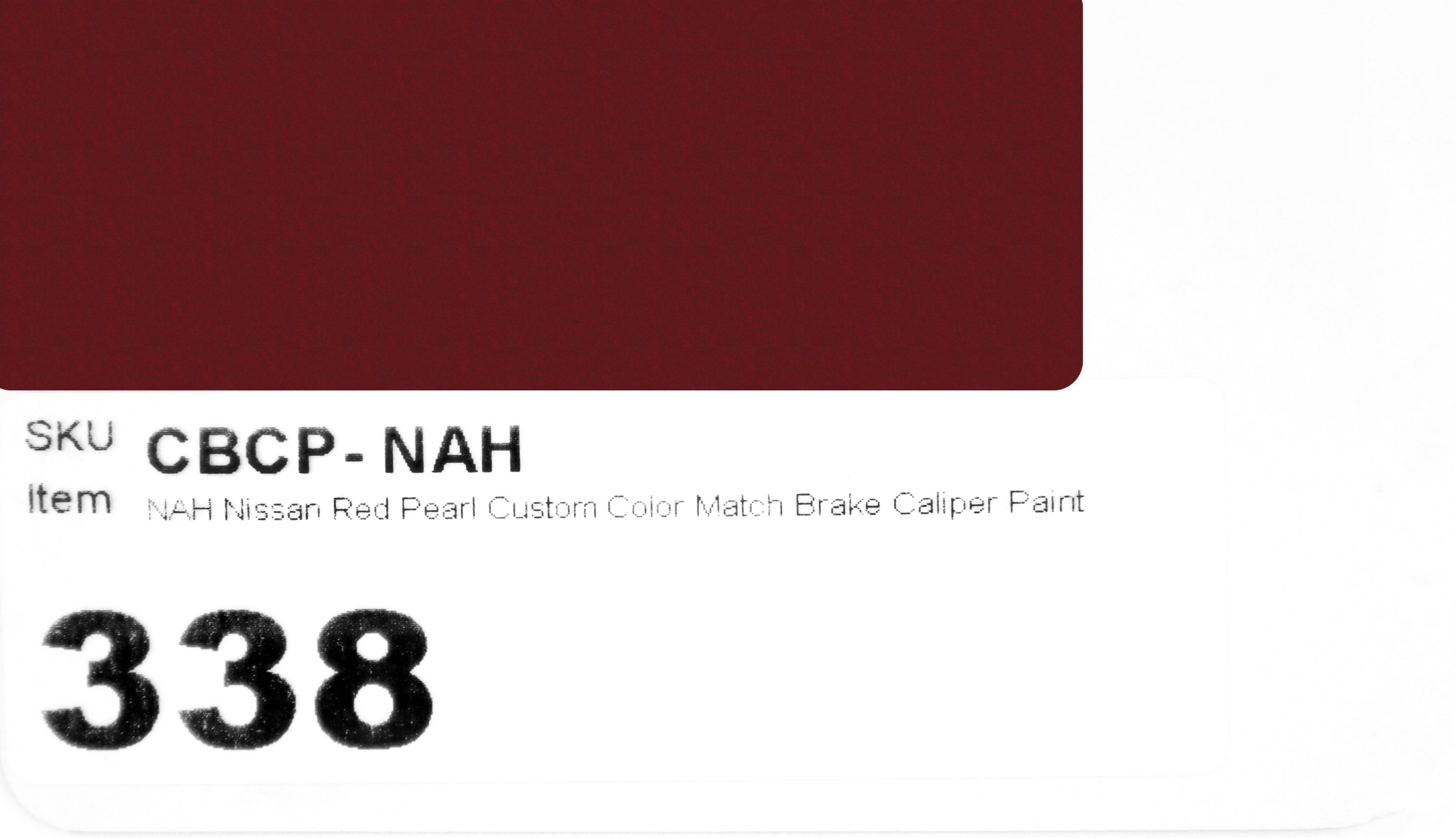 NAH Nissan Red Pearl Custom Color Match Brake Caliper Paint