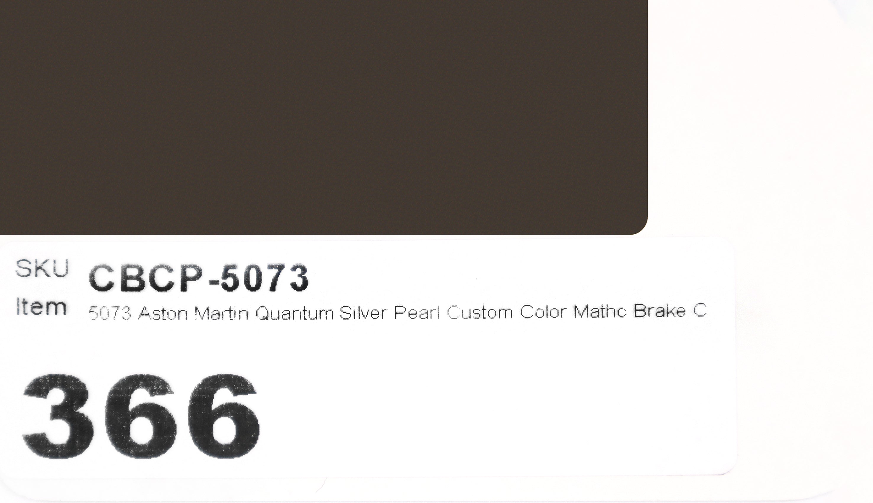 5073 Aston Martin Quantum Silver Pearl Custom Color Mathc Brake Caliper Paint Kit