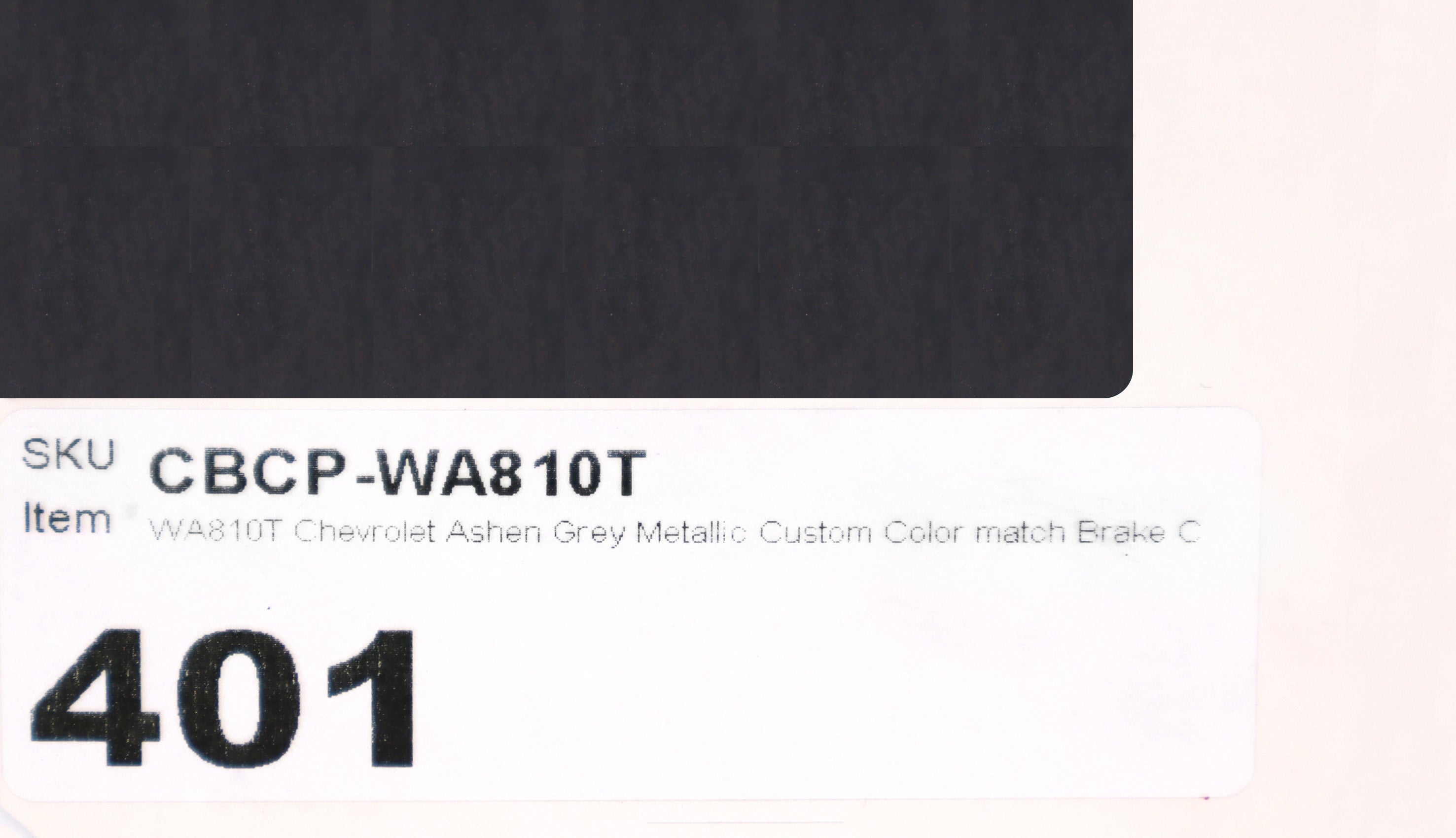 WA810T Chevrolet Ashen Grey Metallic Custom Color match Brake Caliper Paint