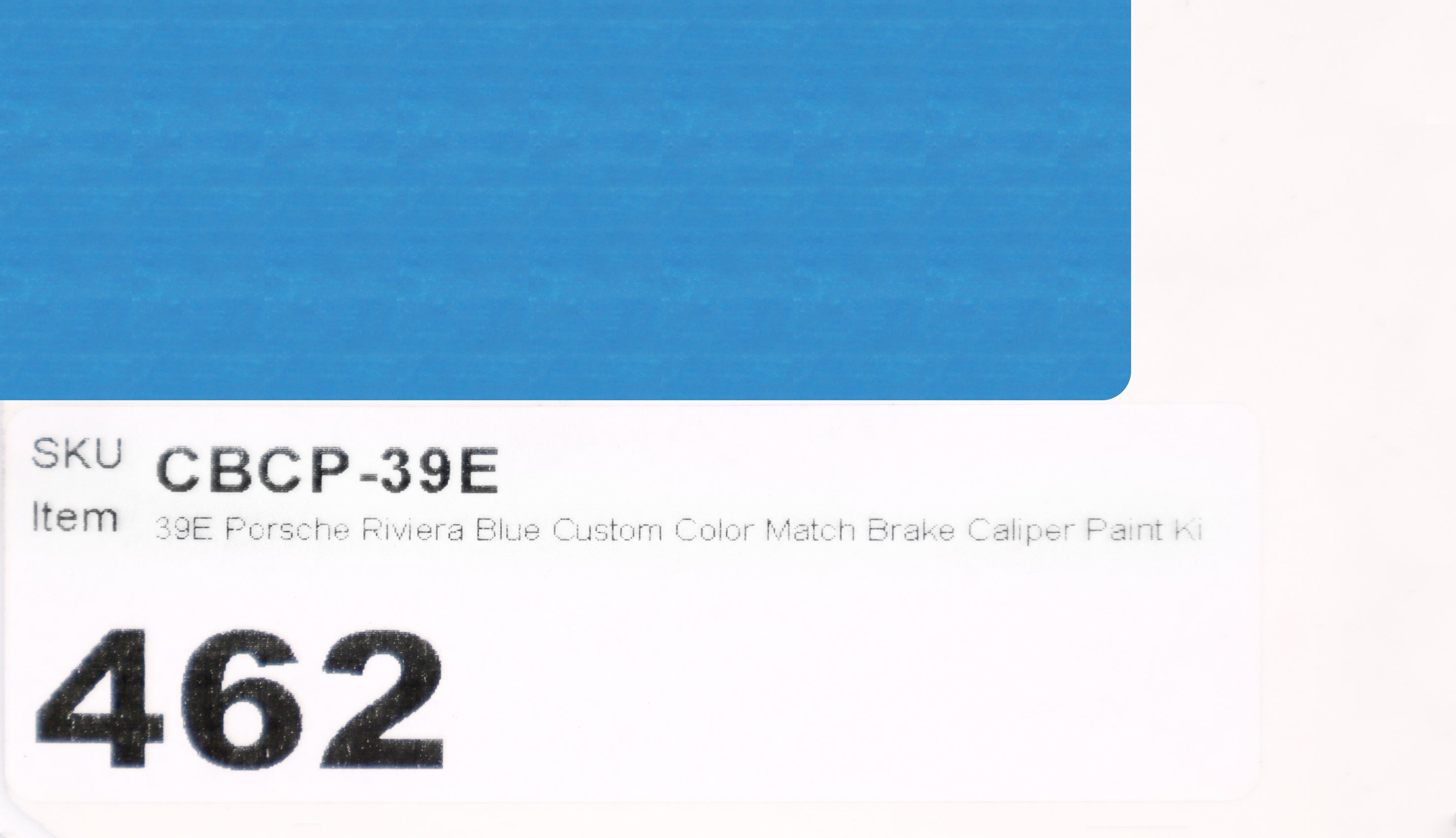 39E Riviera Blue Custom Color Match Brake Caliper Paint Kit