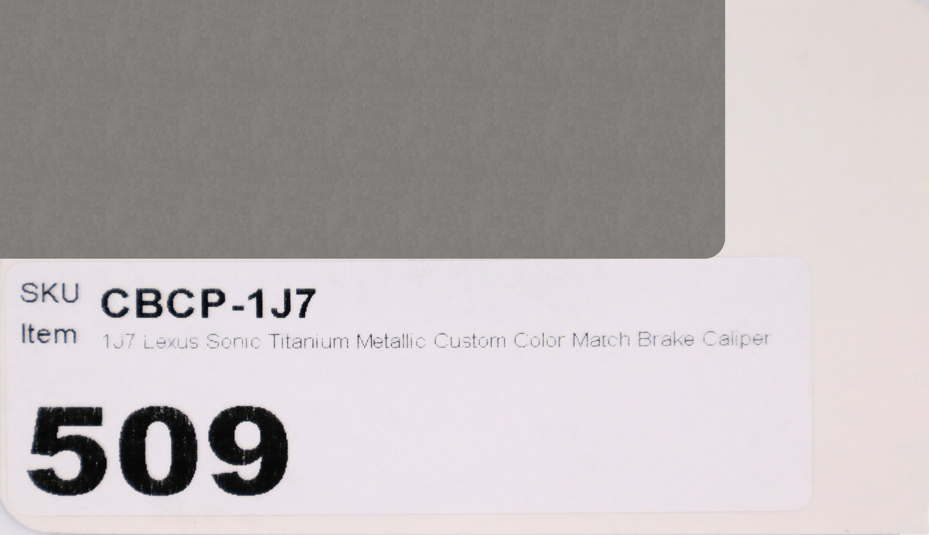 1J7 Lexus Sonic Titanium Metallic Custom Color Match Brake Caliper Paint Kit