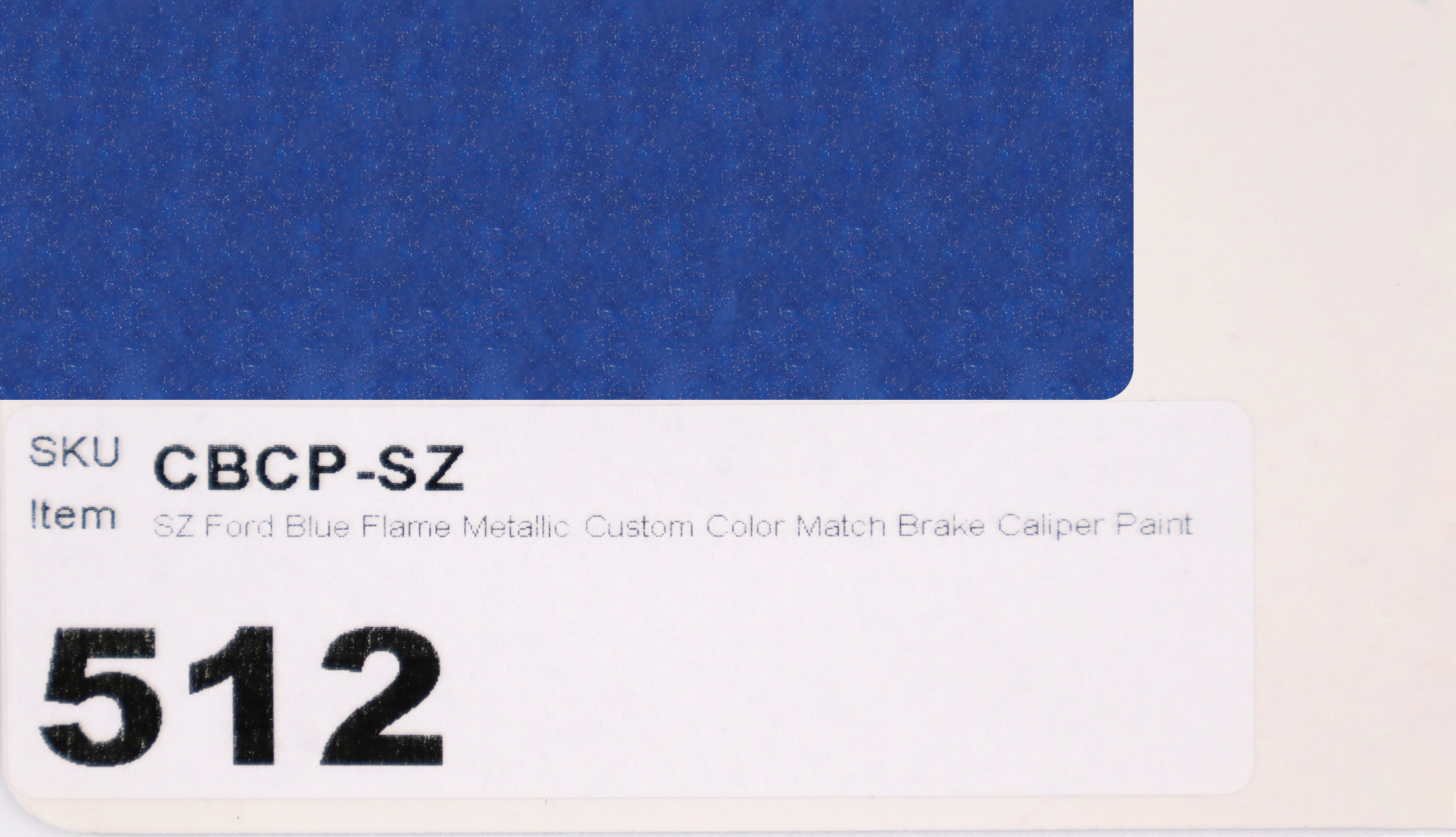 SZ Ford Blue Flame Metallic Custom Color Match Brake Caliper Paint Kit