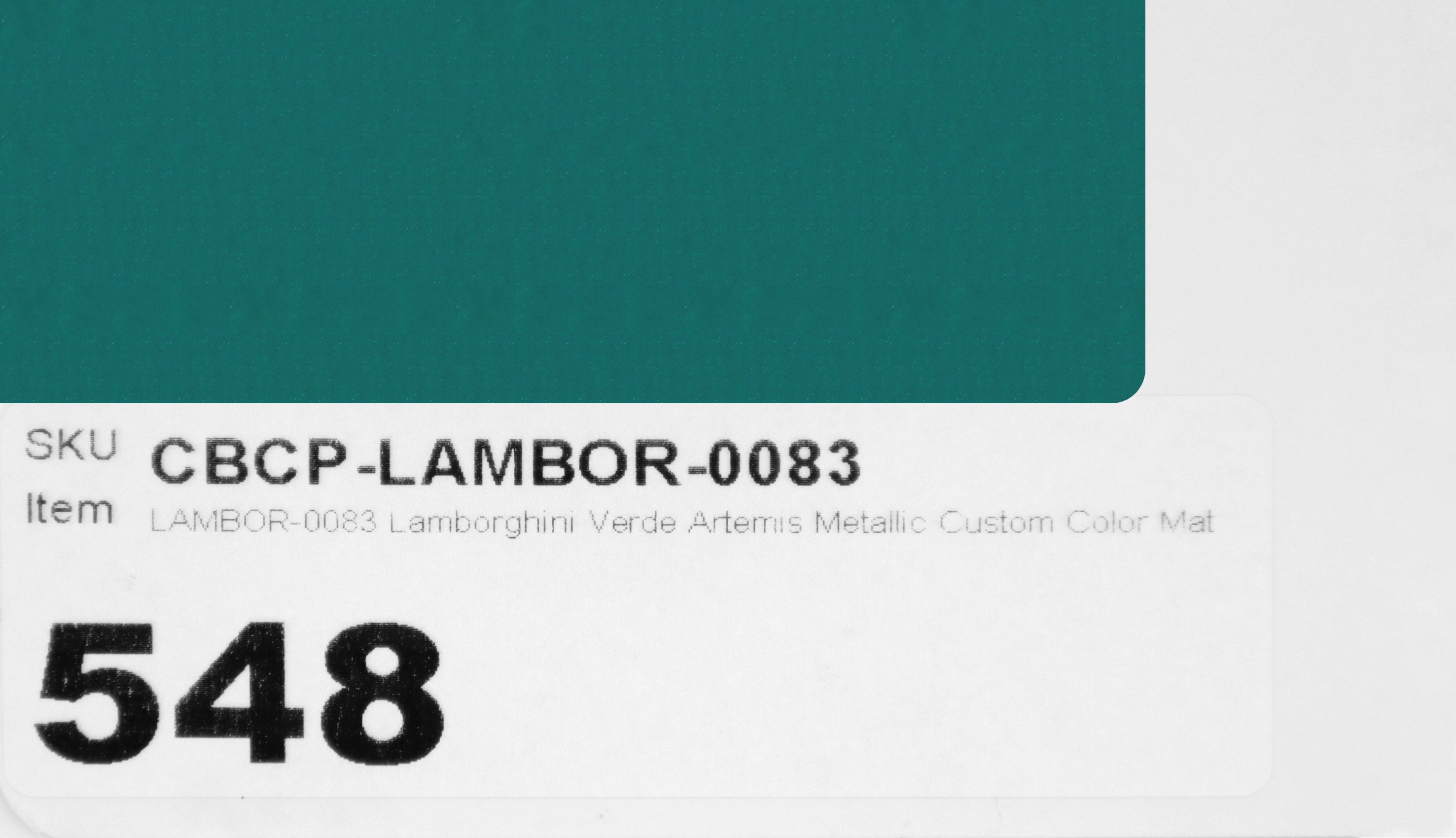 LAMBOR-0083 Lamborghini Verde Artemis Metallic Custom Color Match Brake Caliper Paint Kit