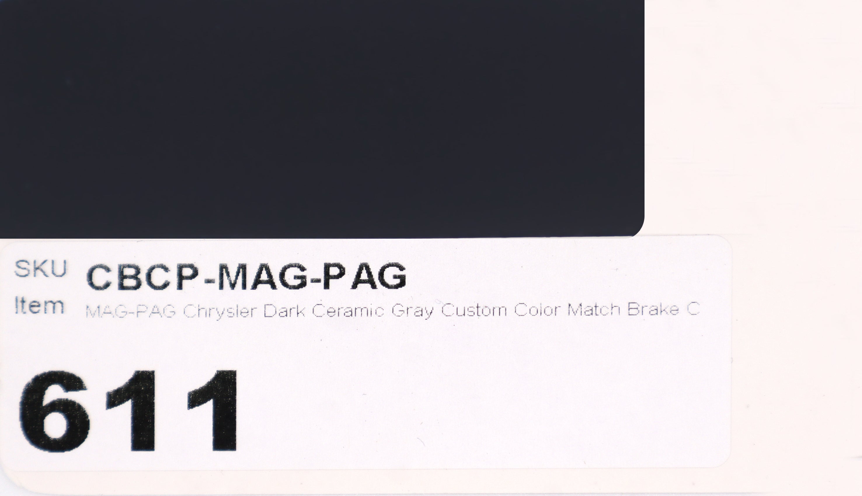 MAG-PAG Chrysler Dark Ceramic Gray Custom Color Match Brake Caliper Paint
