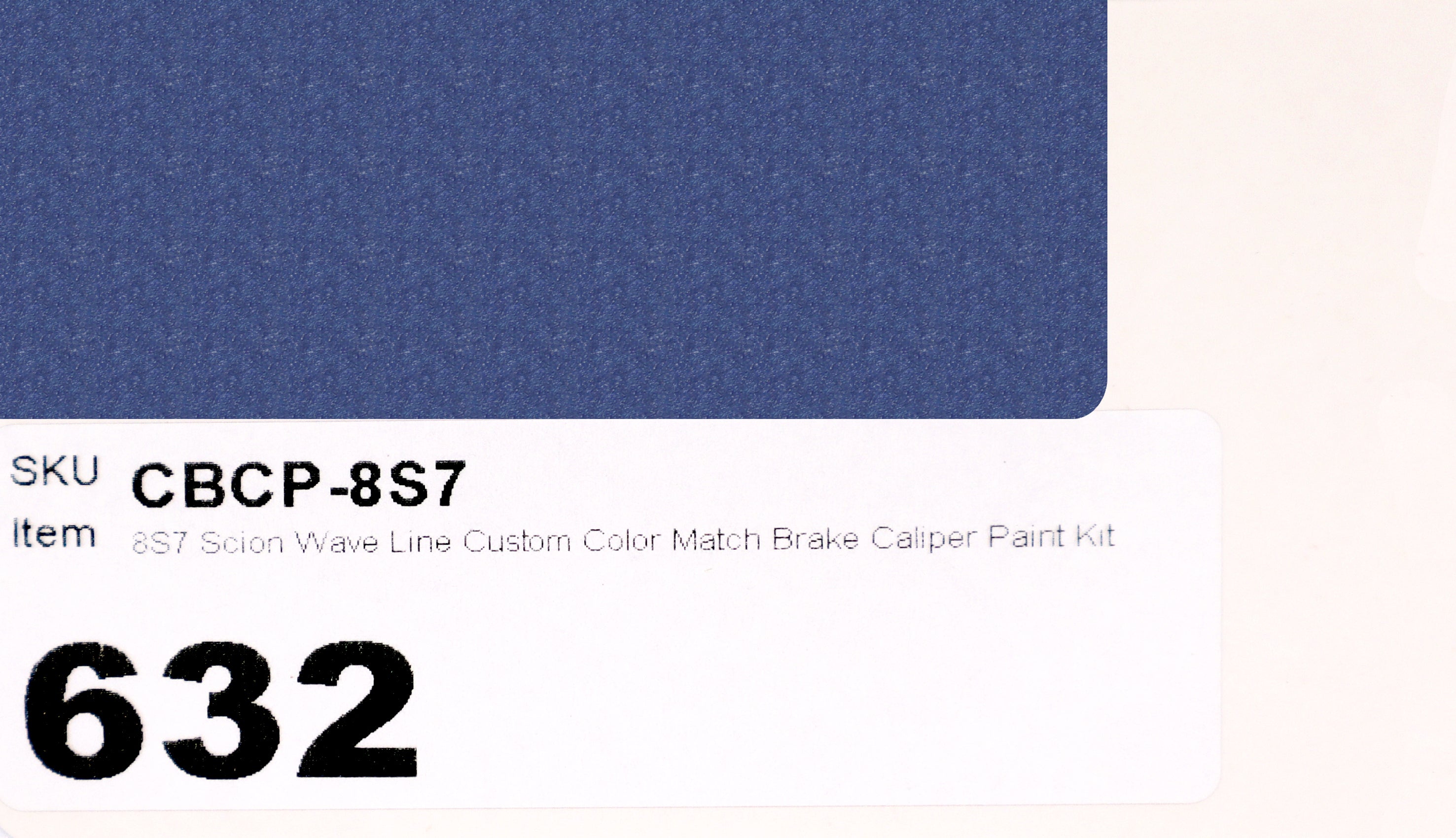 8S7 Scion Wave Line Custom Color Match Brake Caliper Paint