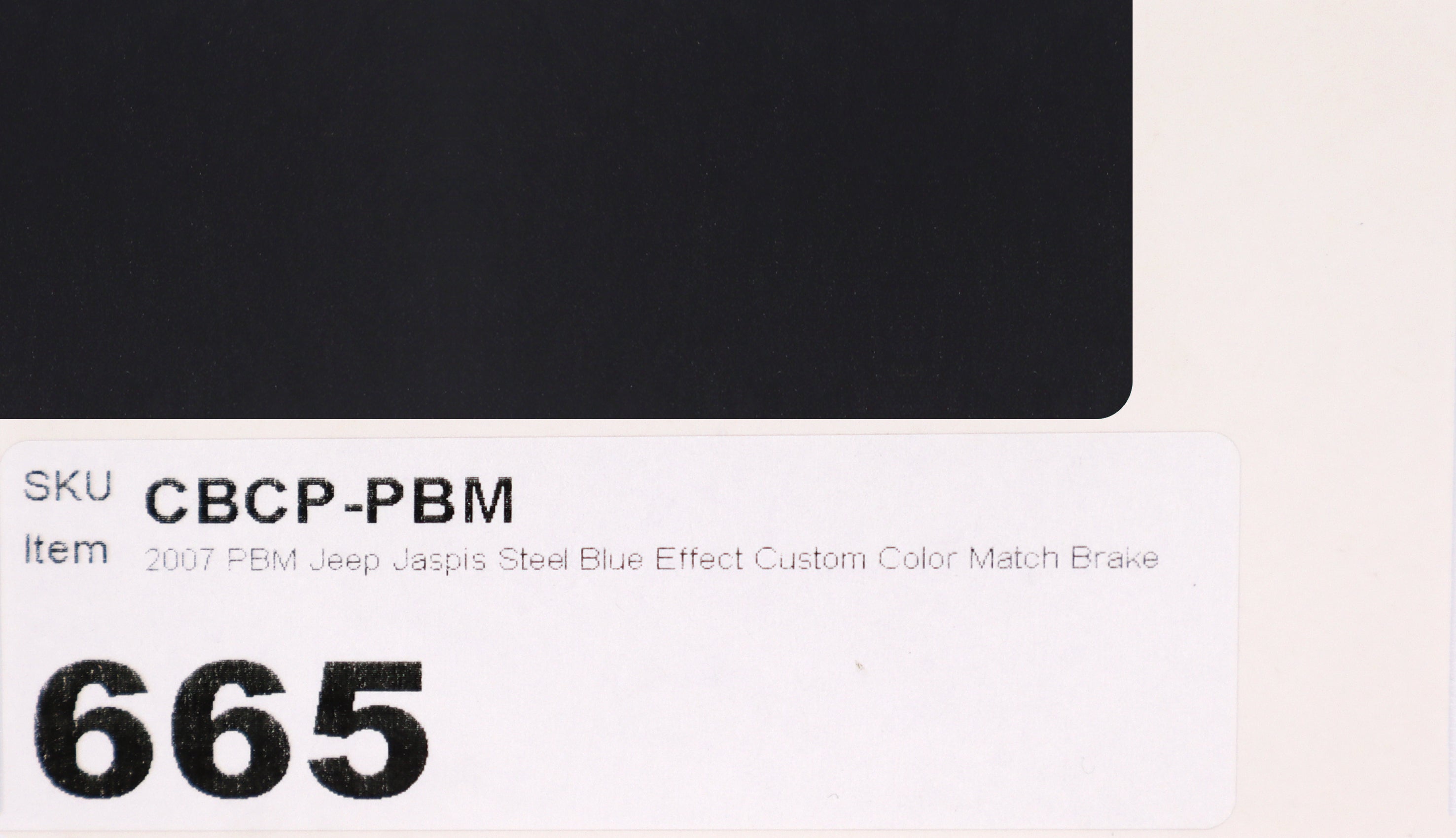 PBM Jeep Jaspis Steel Blue Effect Custom Color Match Brake Caliper Paint