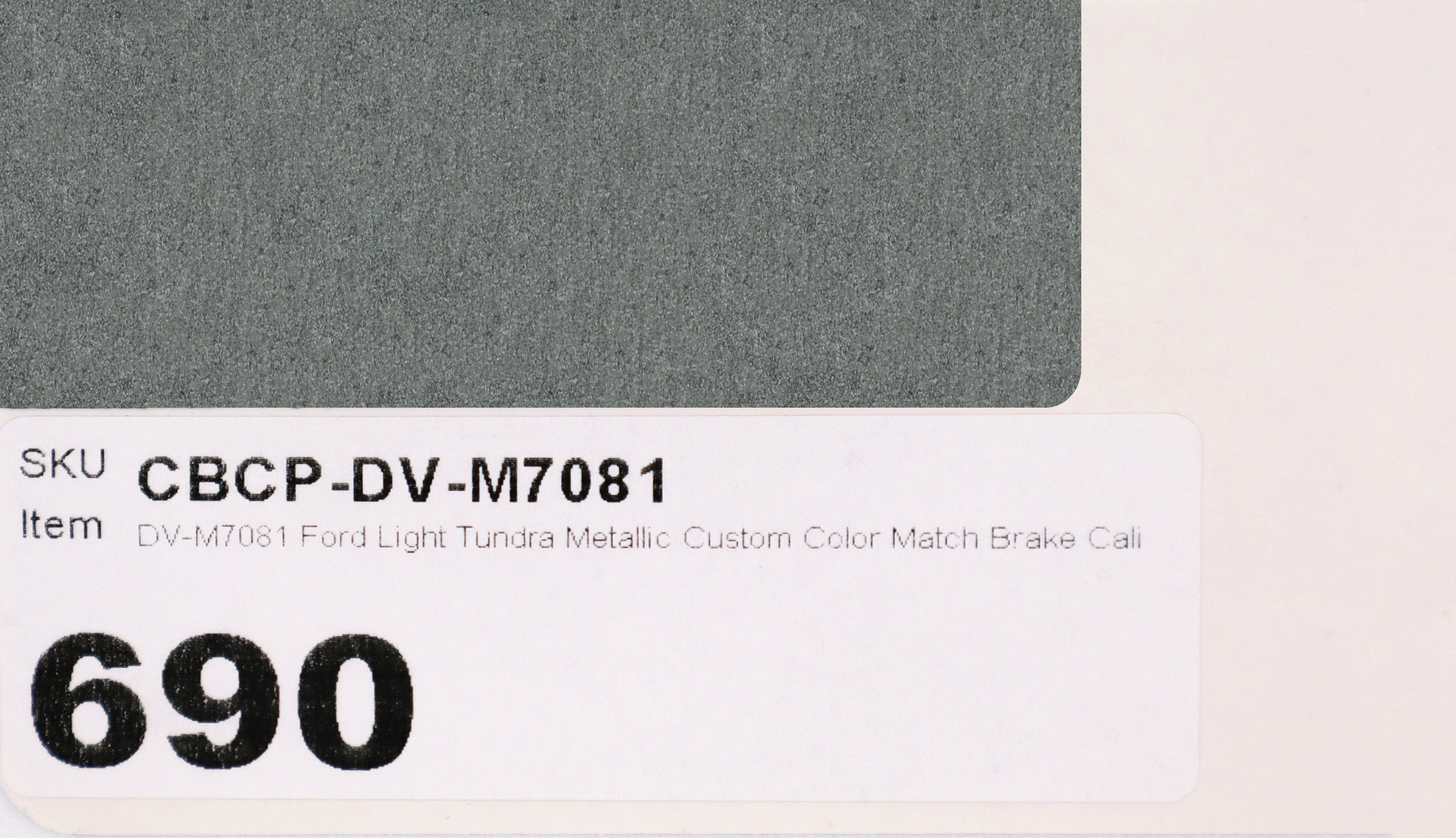 DV-M7081 Ford Light Tundra Metallic Custom Color Match Brake Caliper Paint