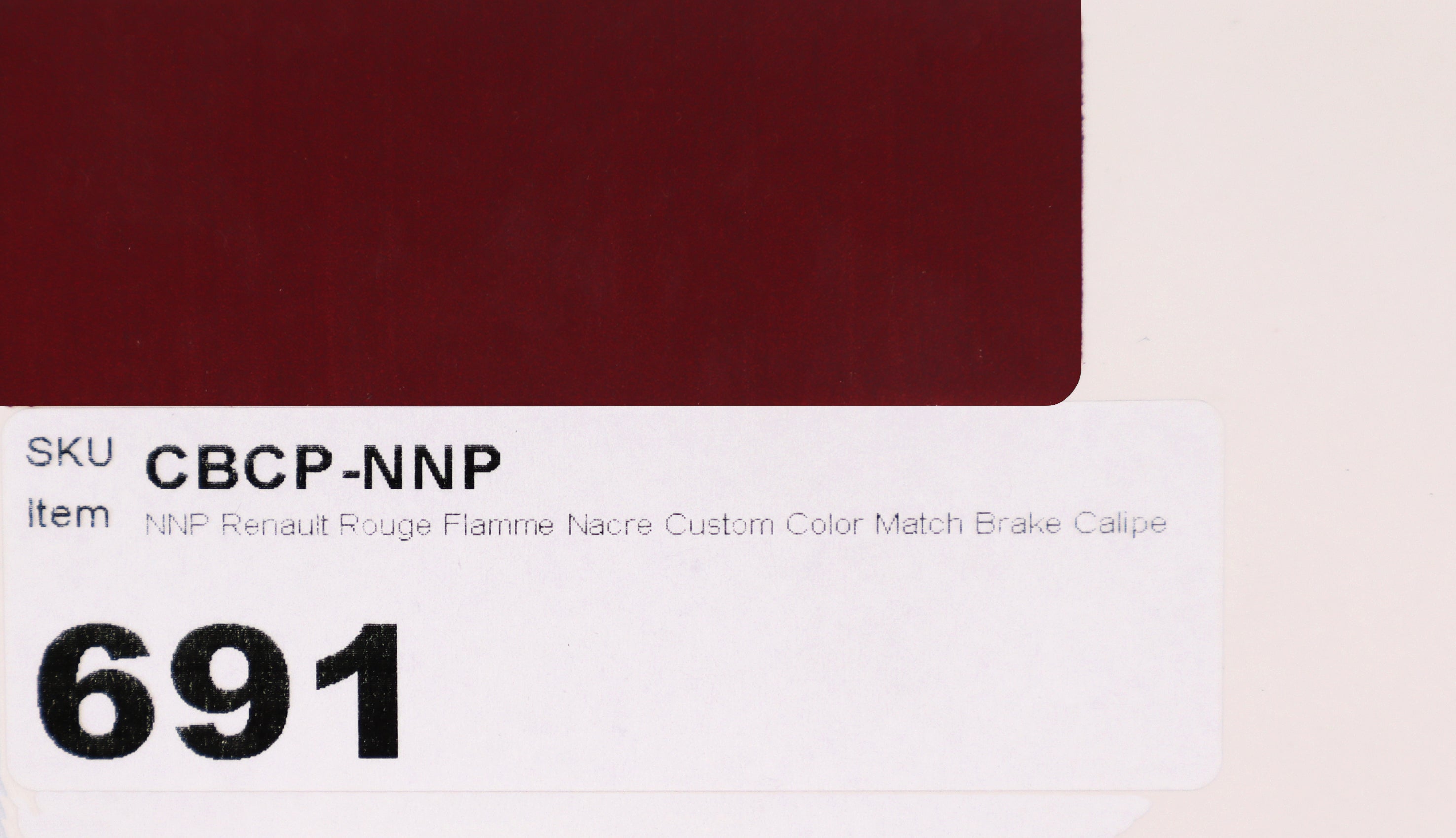 NNP Renault Rouge Flamme Nacre Custom Color Match Brake Caliper Paint