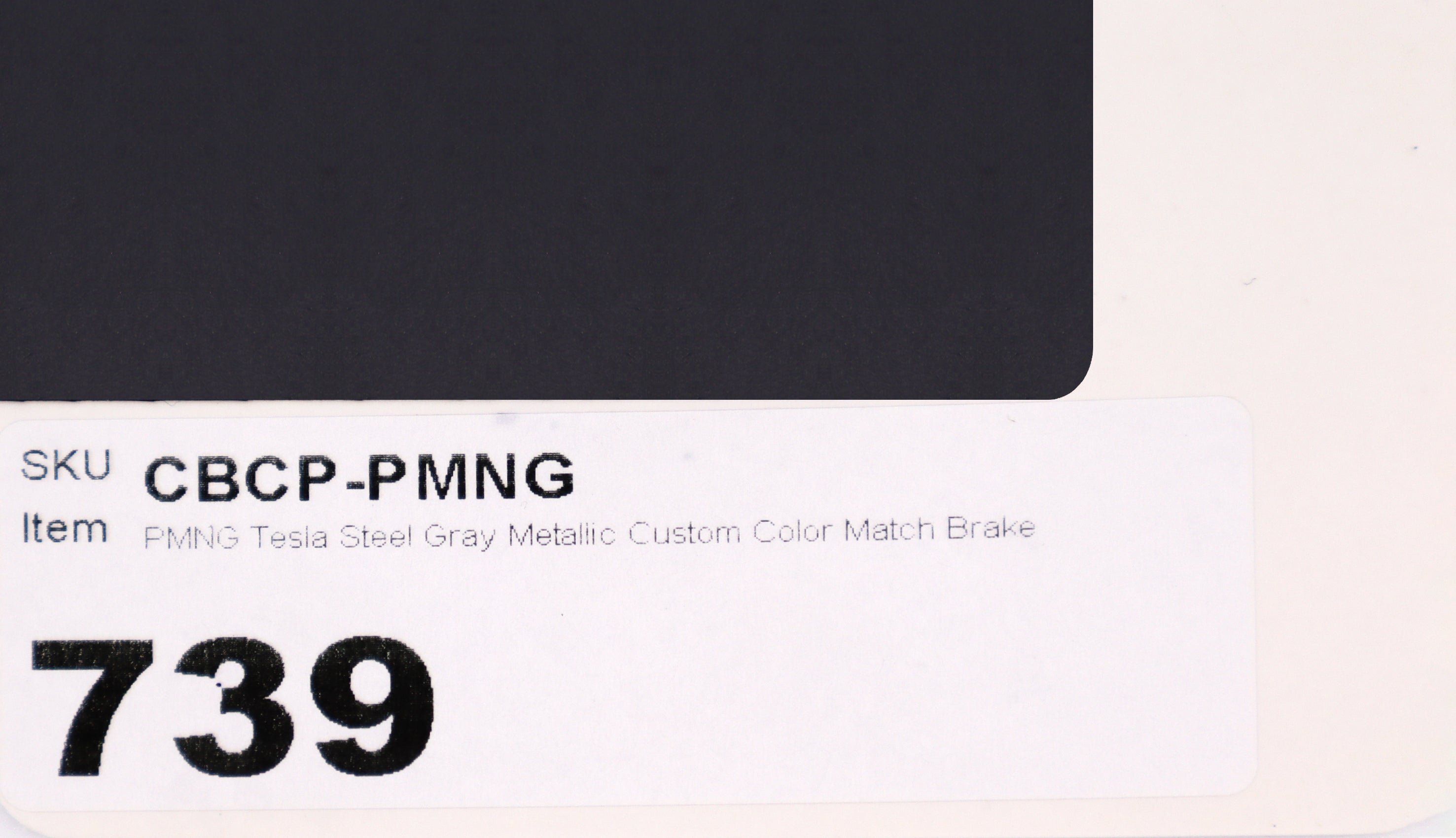 PMNG Tesla Steel Gray Metallic Custom Color Match Brake Caliper Paint