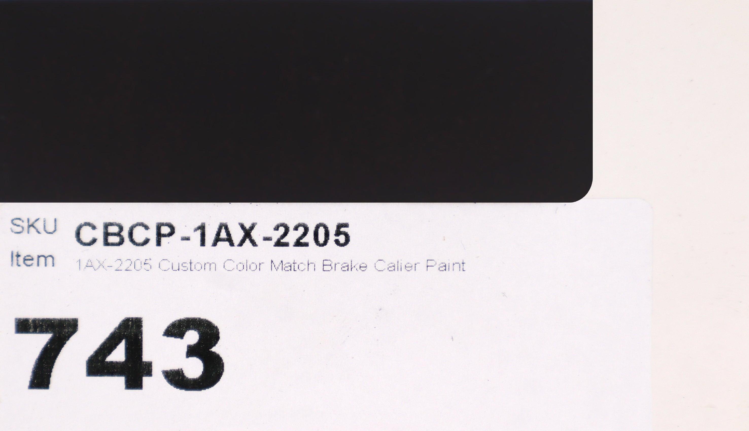 1AX-2205 Aurora Red Pearl Custom Color Match Brake Caliper Paint