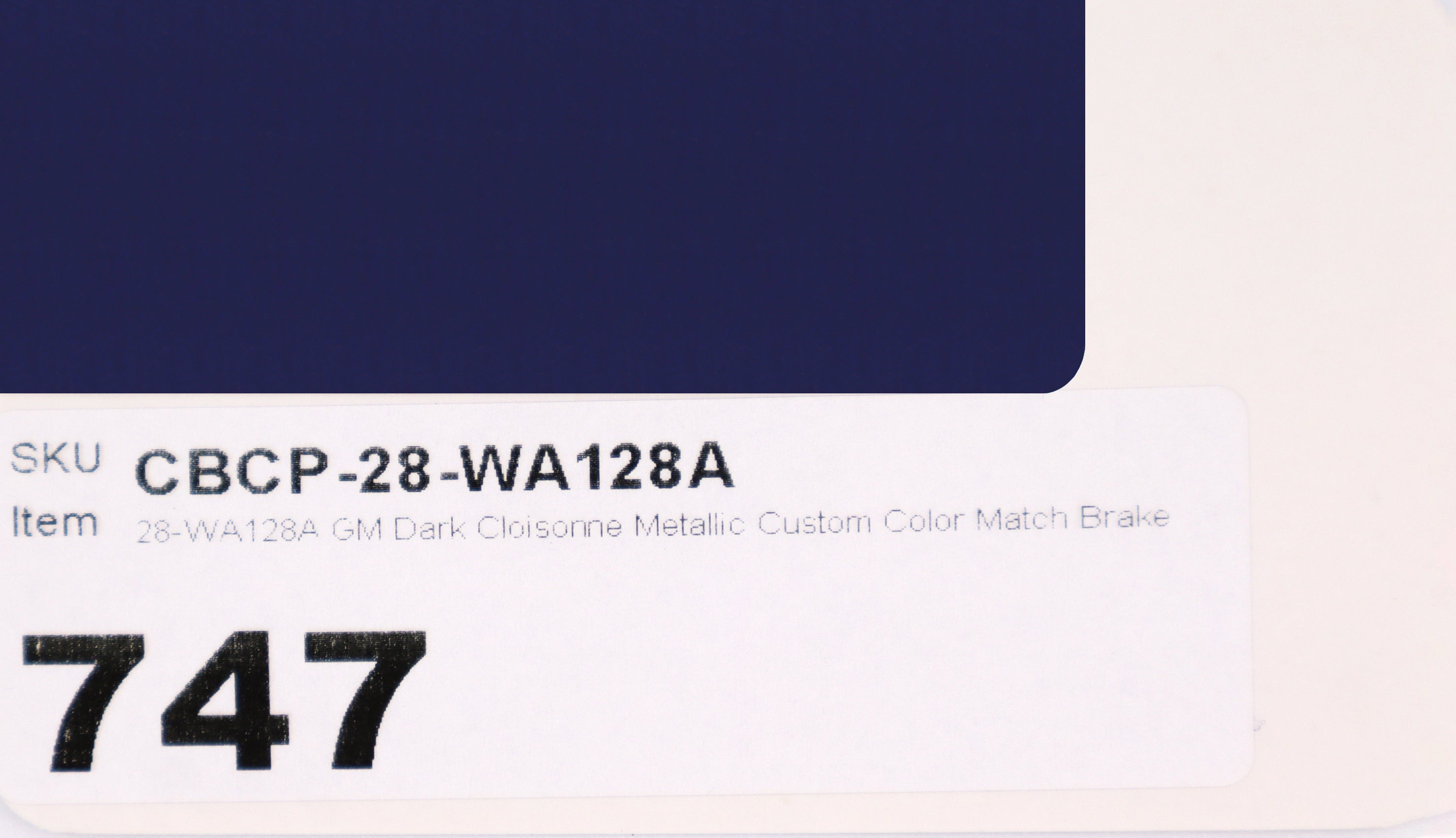 28-WA128A GM Dark Cloisonne Metallic Custom Color Match Brake Caliper Paint