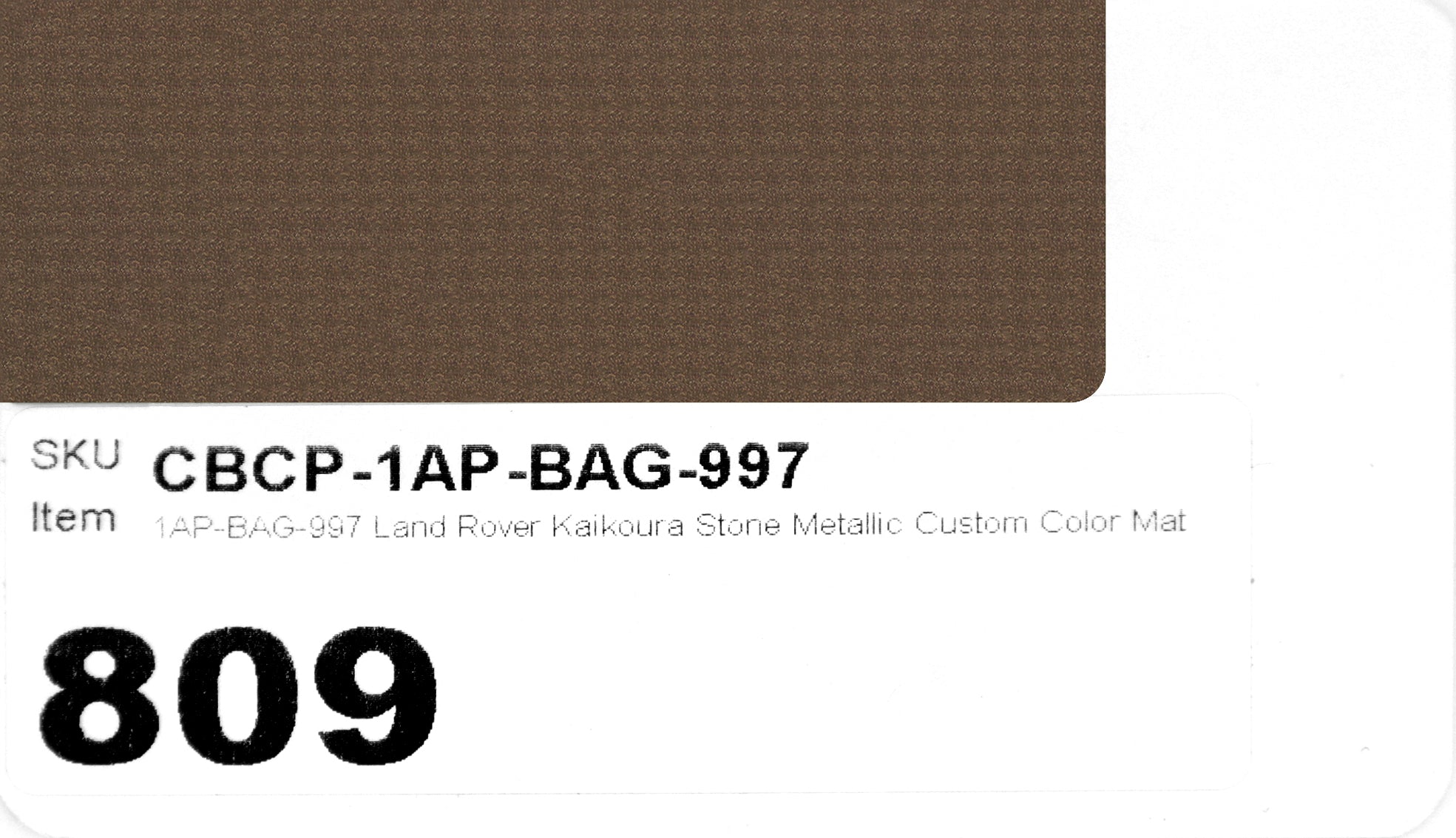 1AP-BAG-997 Land Rover Kaikoura Stone Metallic Custom Color Match Brake Caliper Paint