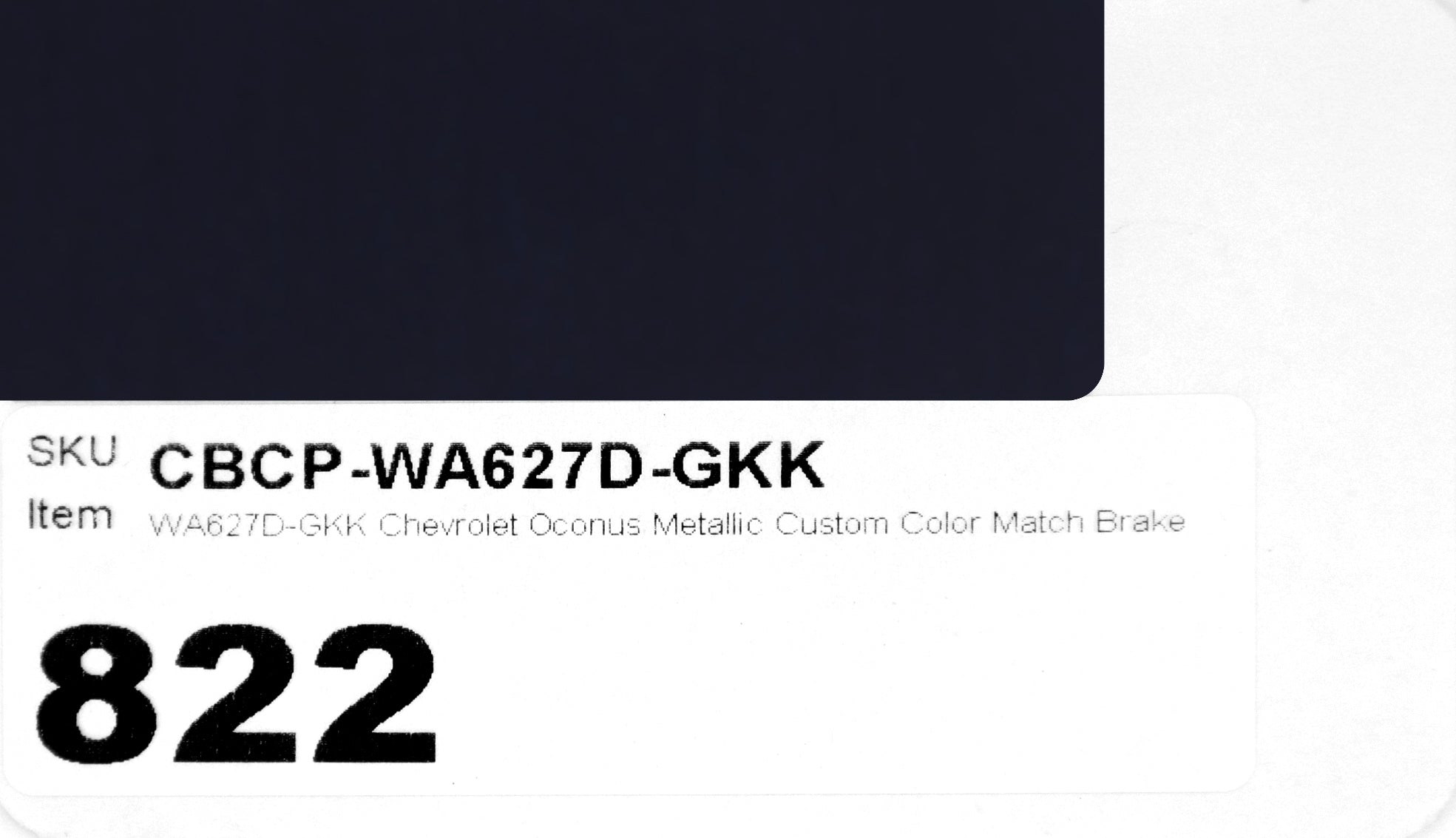 WA627D-GKK Chevrolet Oconus Metallic Custom Color Match Brake Caliper Paint