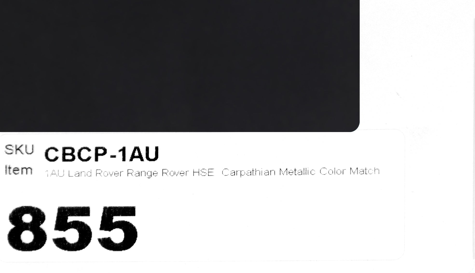 1AU1AU Land Rover Range Rover HSE Carpathian Metallic Custom Color Match Brake Caliper Paint