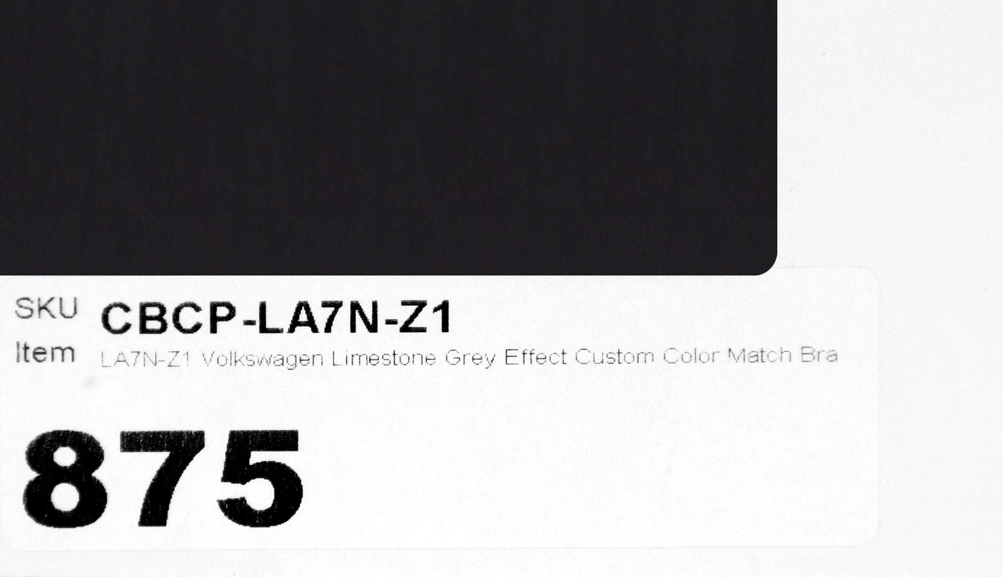 LA7N-Z1 Volkswagen Limestone Grey Effect Custom Color Match Brake Caliper Paint