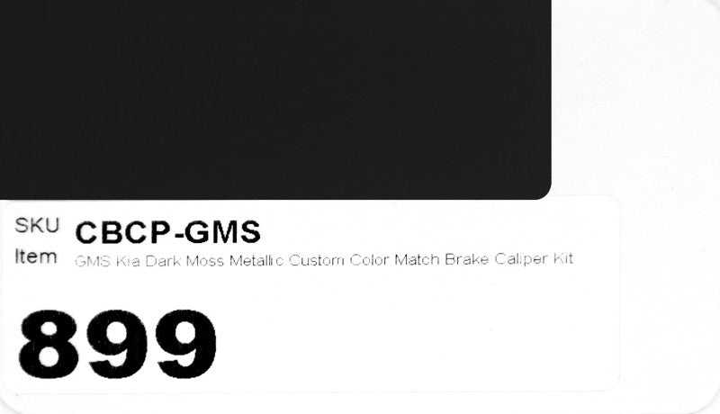 GMS Kia Dark Moss Metallic Custom Color Match Brake Caliper Paint