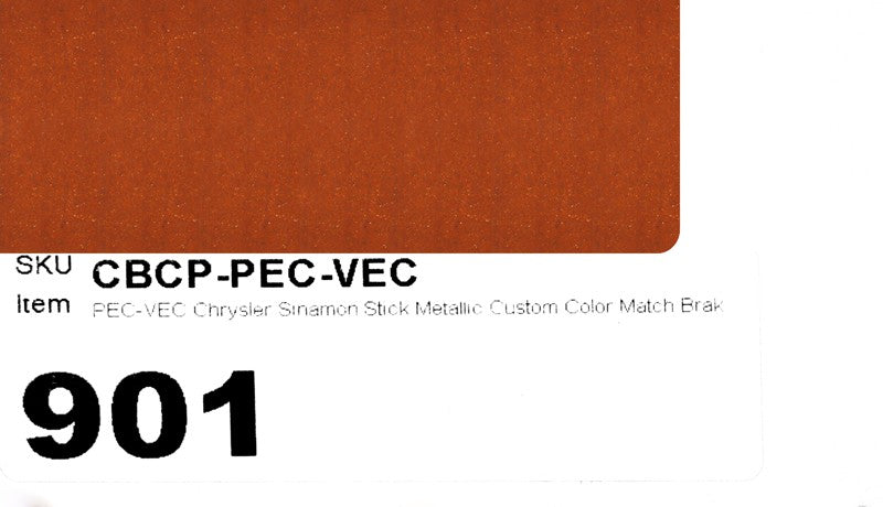 PEC-VEC Chrysler Sinamon Stick Metallic Custom Color Match Brake Caliper Paint