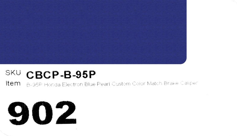 B-95P Honda Electron Blue Pearl Custom Color Match Brake Caliper Paint