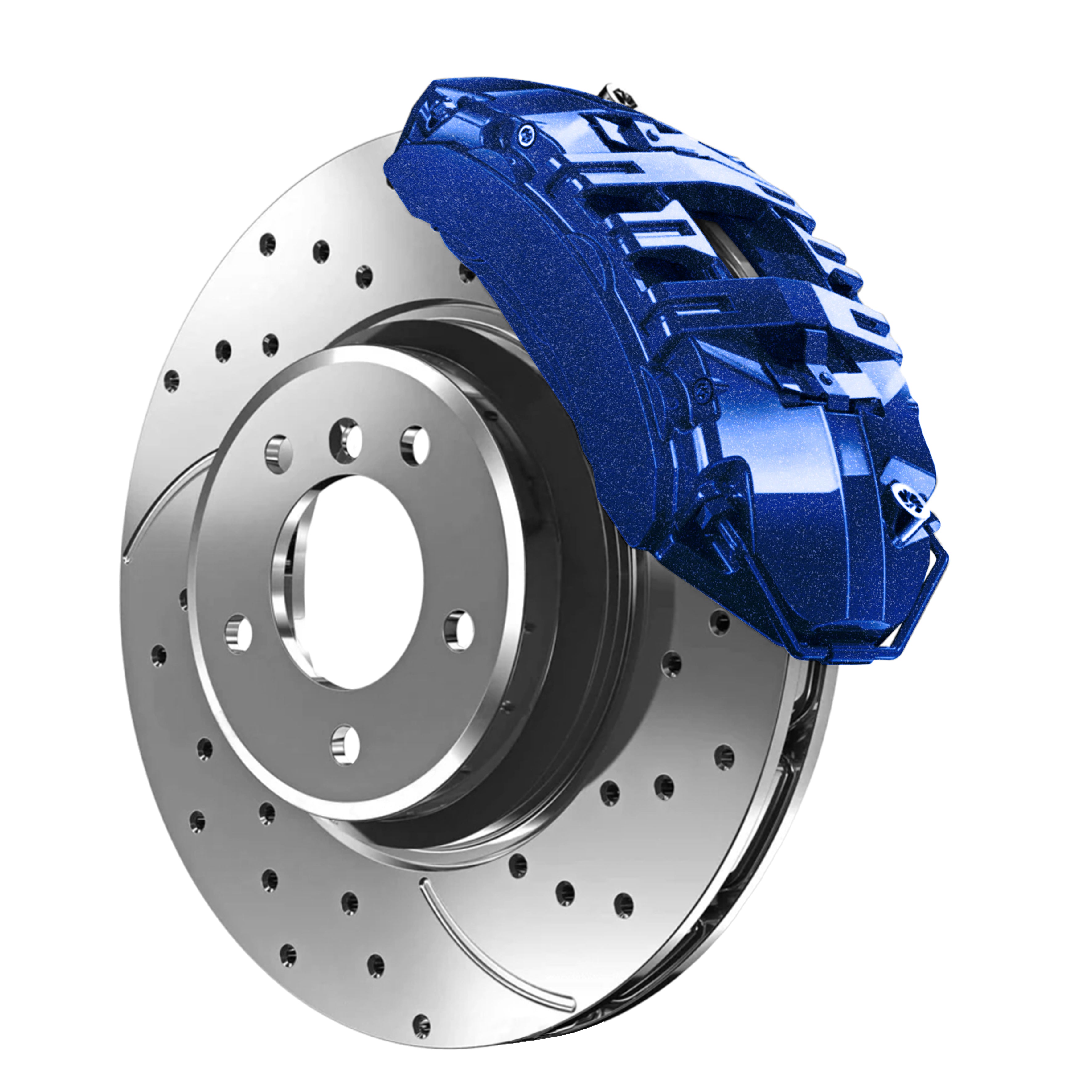 02C W R Blue Pearl Subaru WRX Custom Color Match Brake Caliper Paint