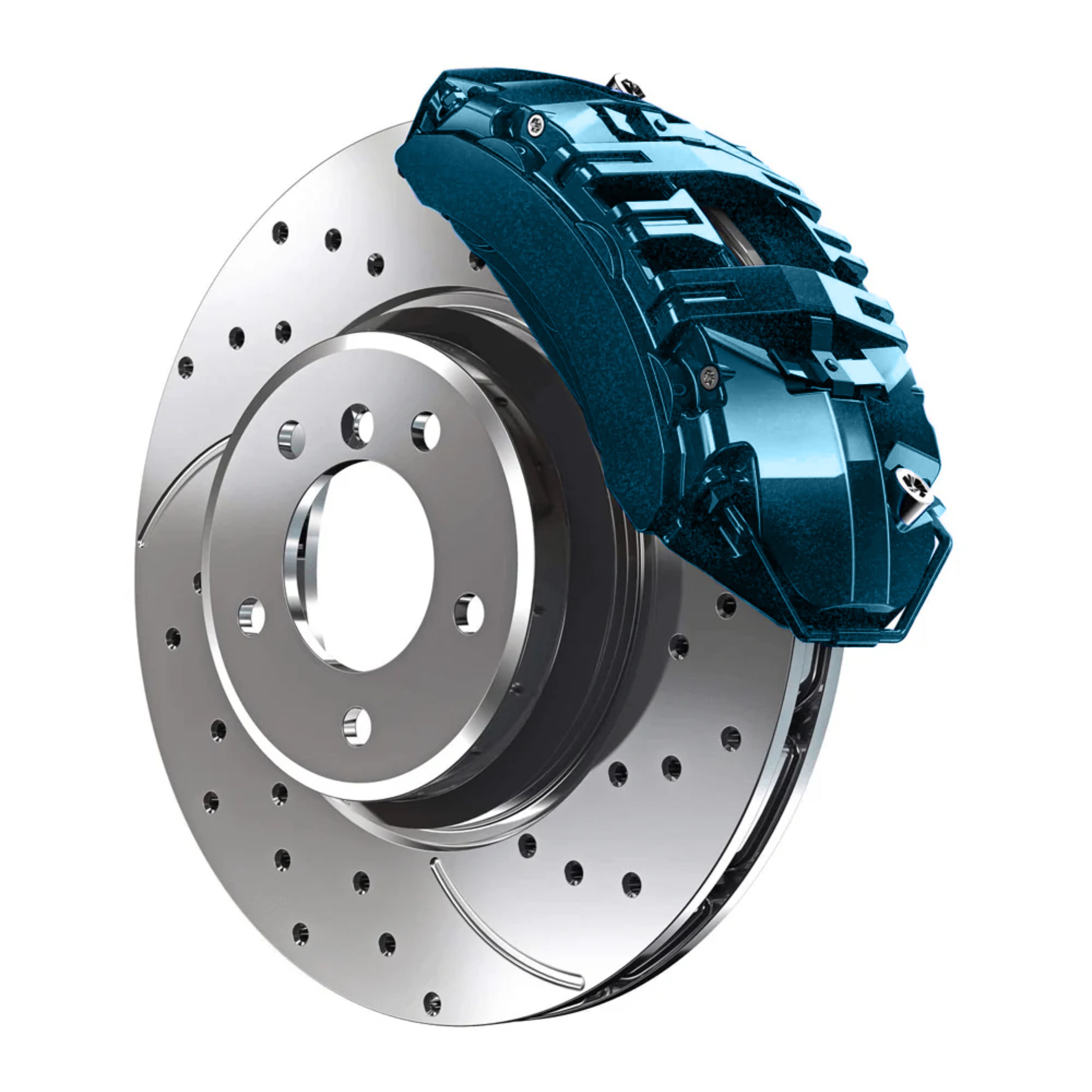 38J Celestial Blue Metallic Mazda Mazdaspeed 3 Custom Color Match Brake Caliper Paint