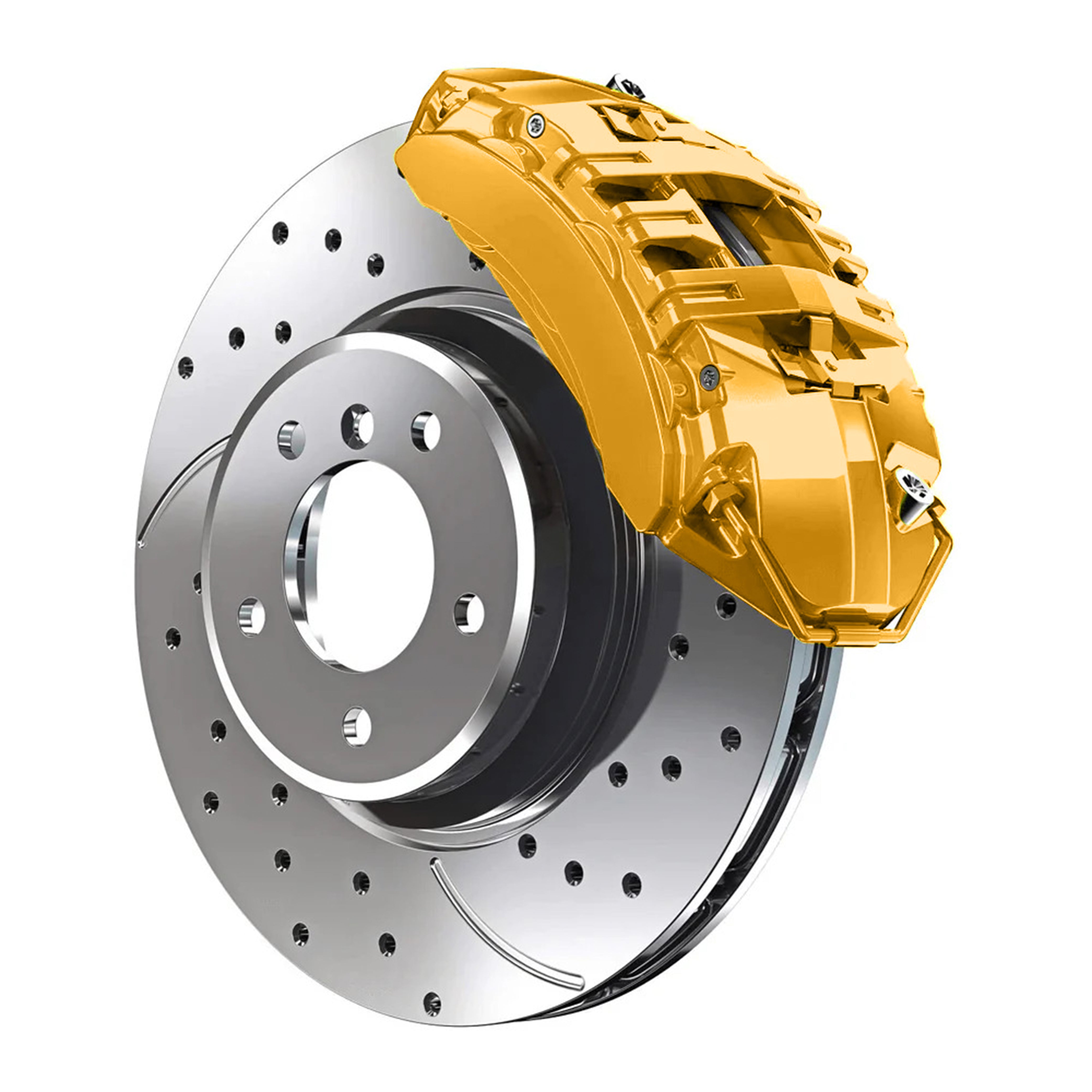 59U WA871J Yellow Devil Pontiac Custom Color Match Brake Caliper Paint