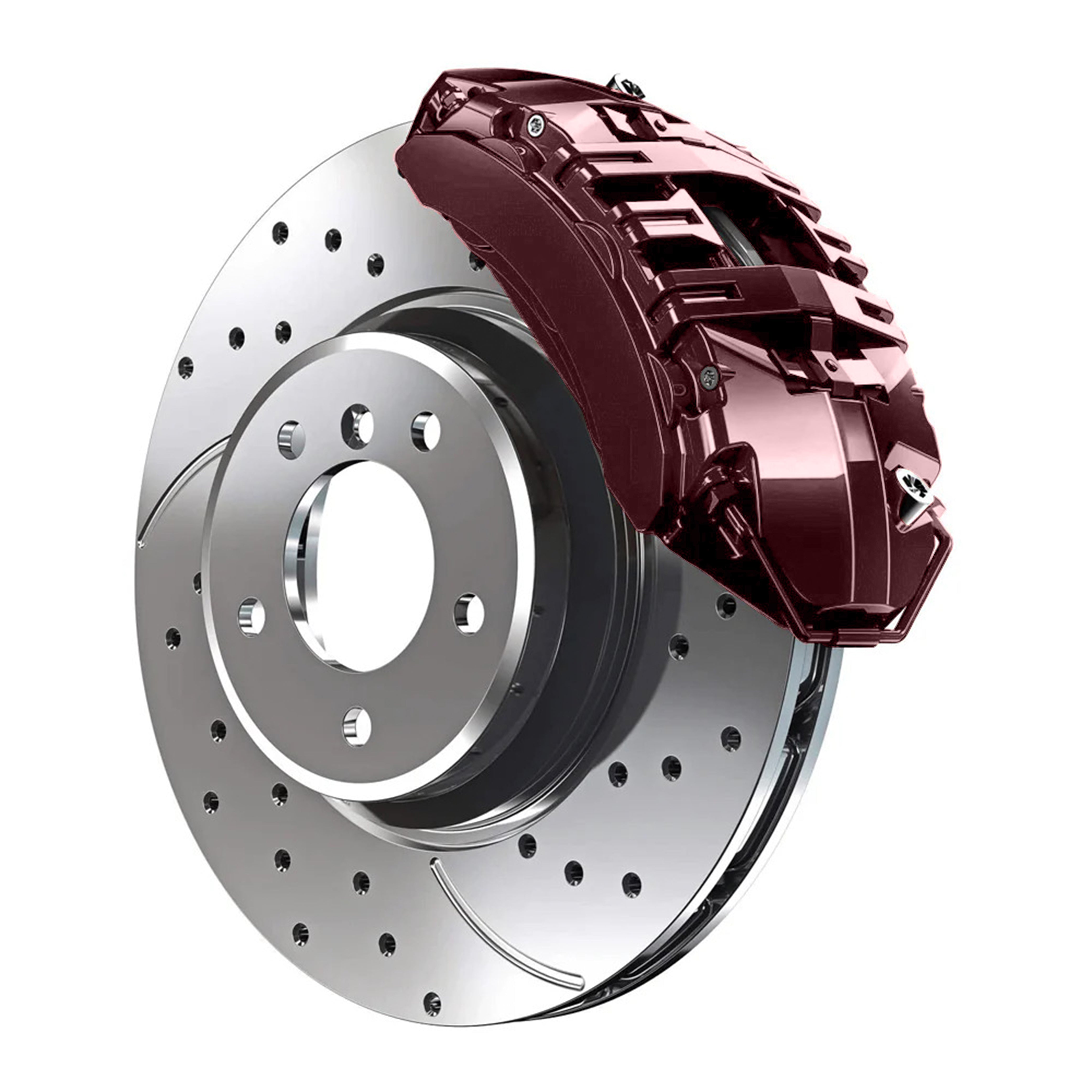 JV Dark Candy Apple Red Sangria Red Ford Mustang Custom Color Match Brake Caliper Paint