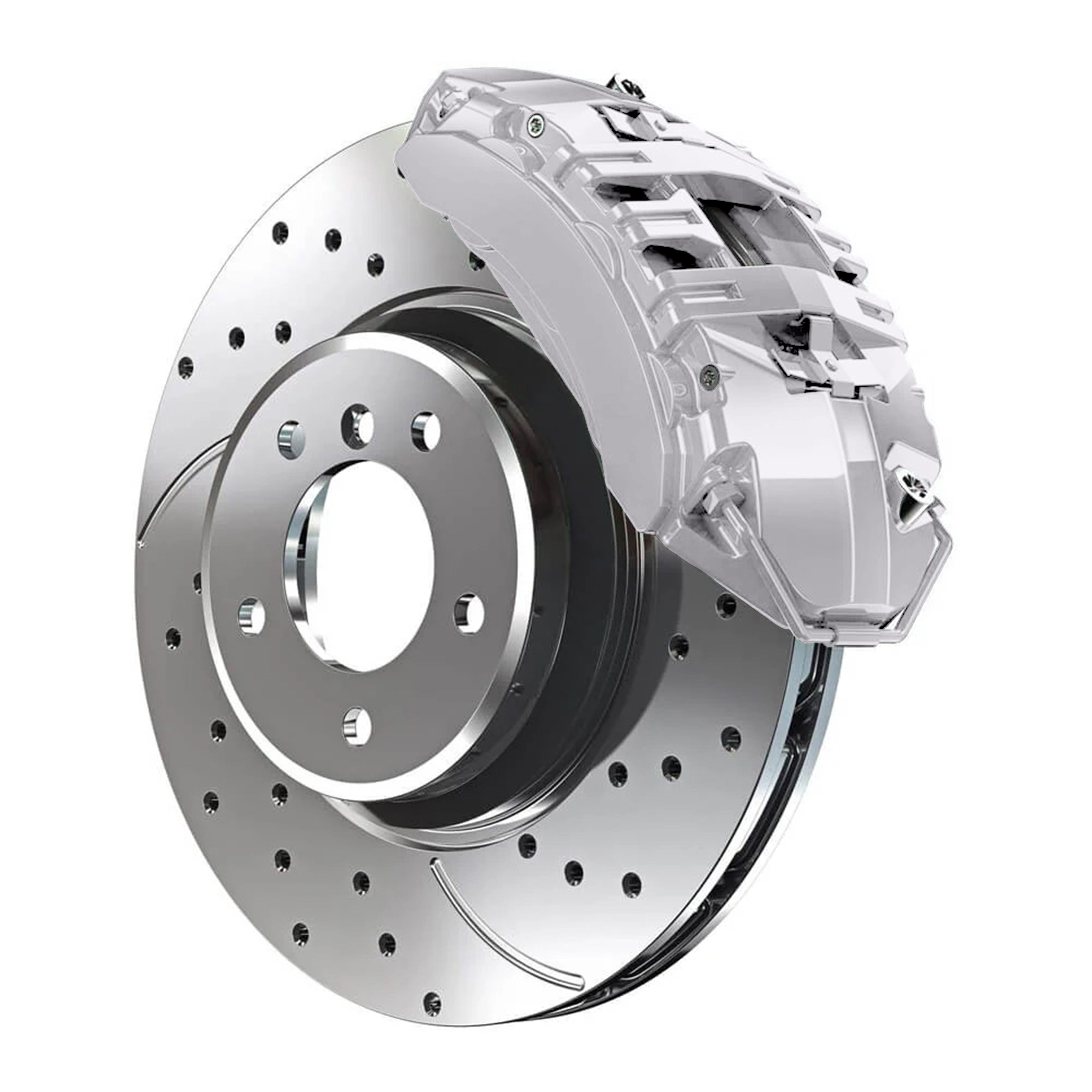 LA7W 8E Reflex Silver Metallic VW GTI Custom Color Match Brake Caliper Paint