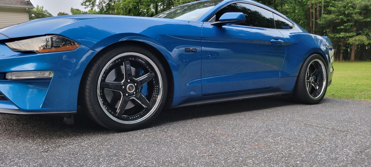 E7-M7423 Ford Velocity Blue Custom Color Match Brake Caliper Paint