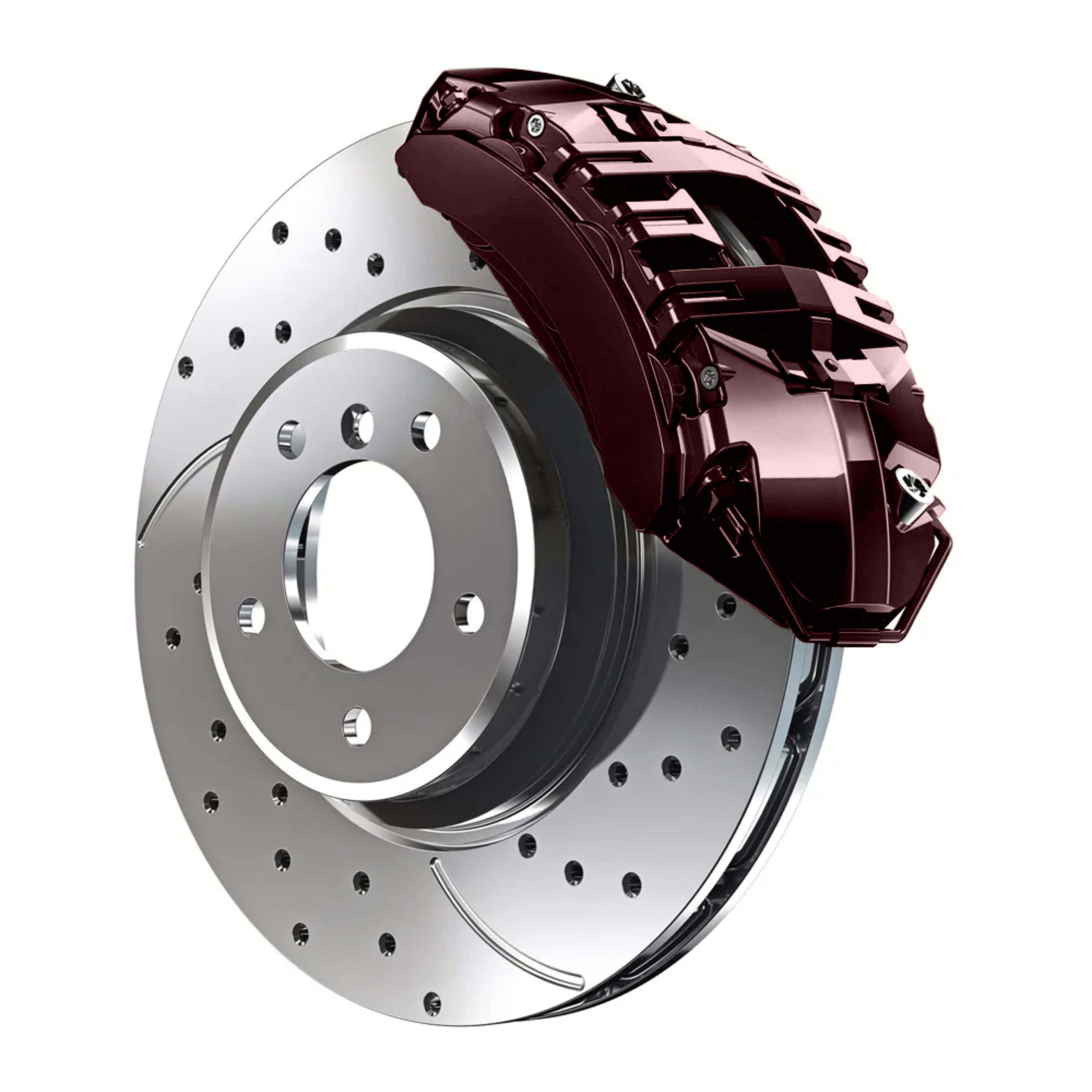 894 BMW Chiareto Red Metallic Custom Color Match Brake Caliper Paint