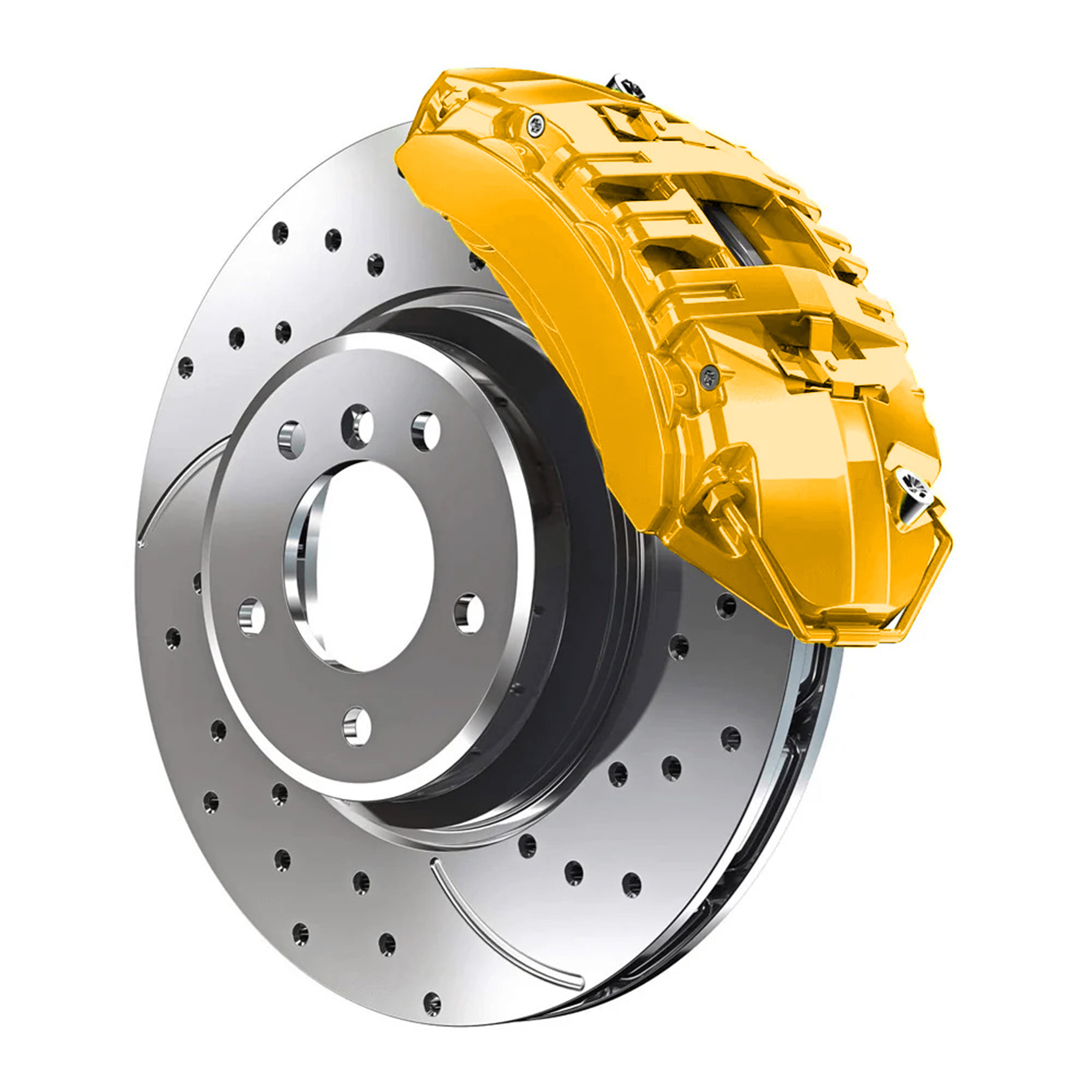 43 WA5456 Yellow Hummer Custom Color Match Brake Caliper Paint