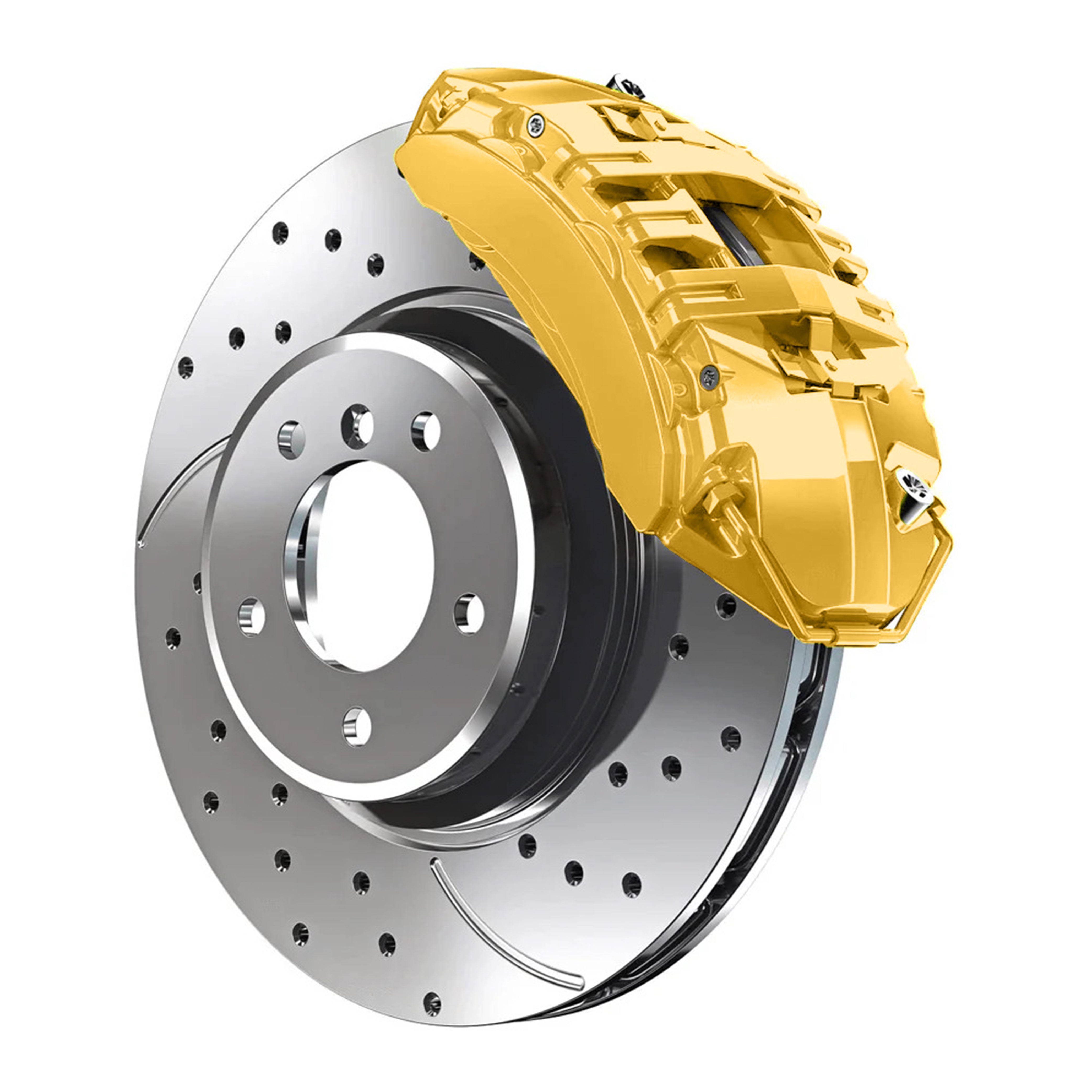 695 1695 Classic Yellow Chrysler Custom Color Match Brake Caliper Paint