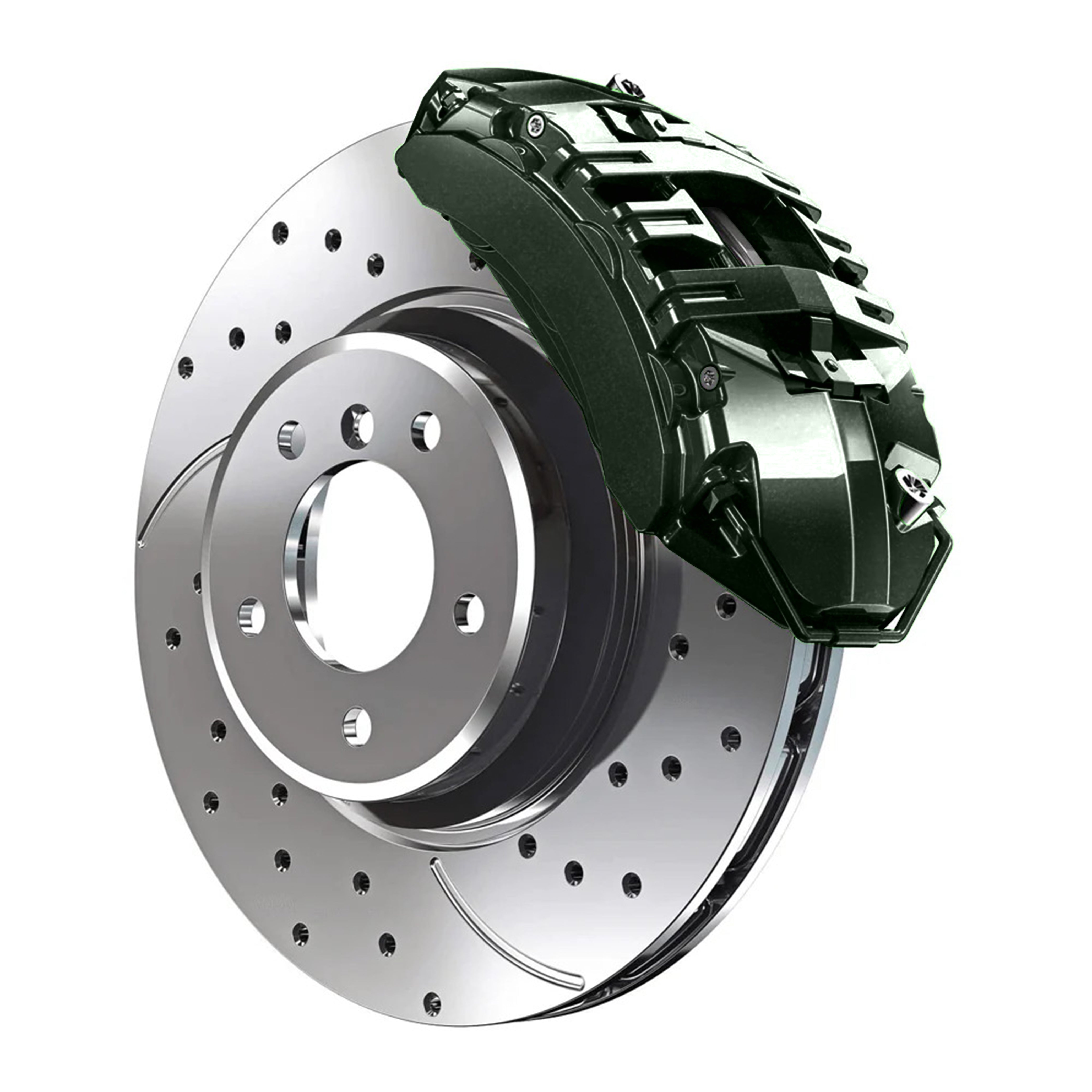 449 BMW Slate Green Metallic Custom Color Match Brake Caliper Paint