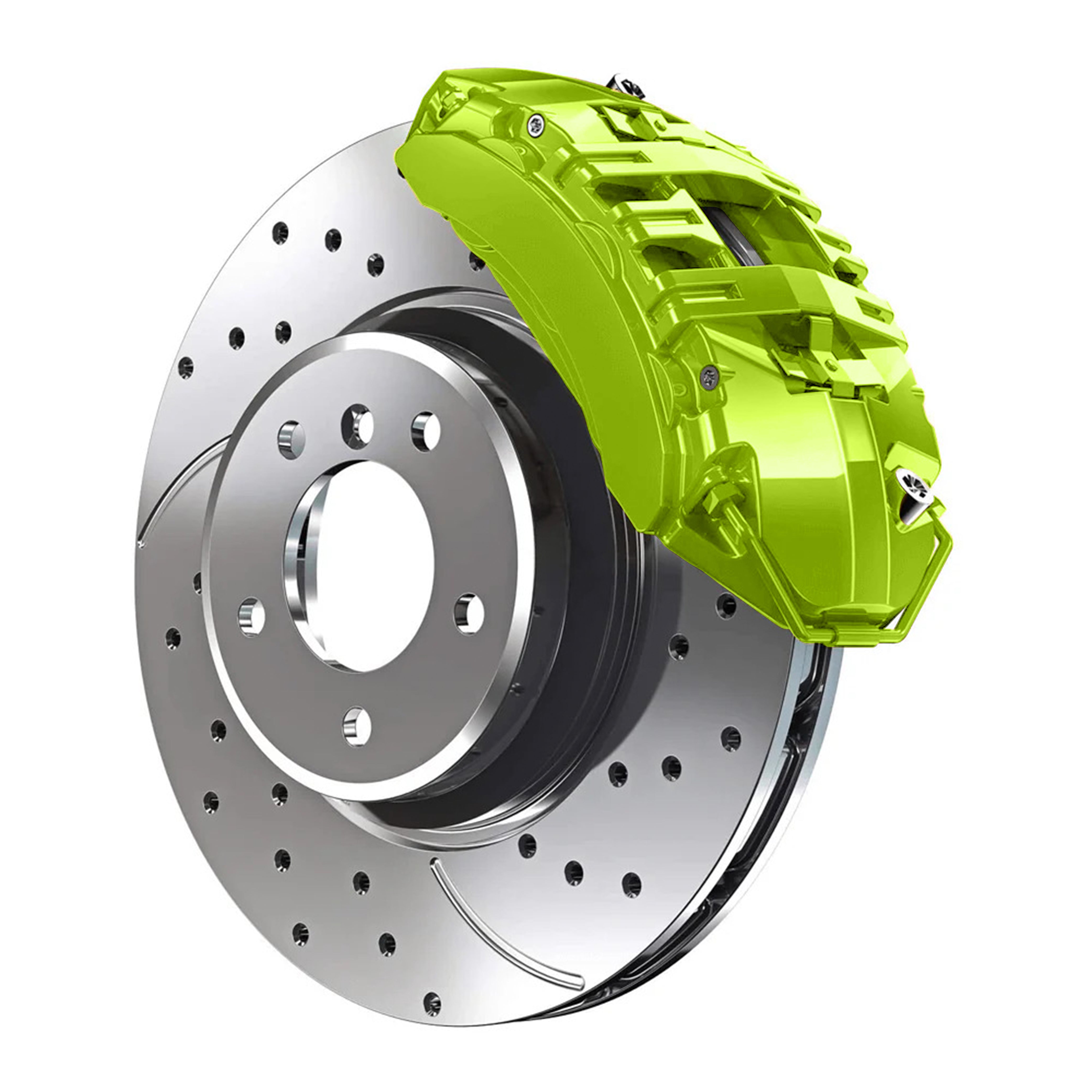 0077 Lamborghini Verde Ithaca Custom Color Match Brake Caliper Paint