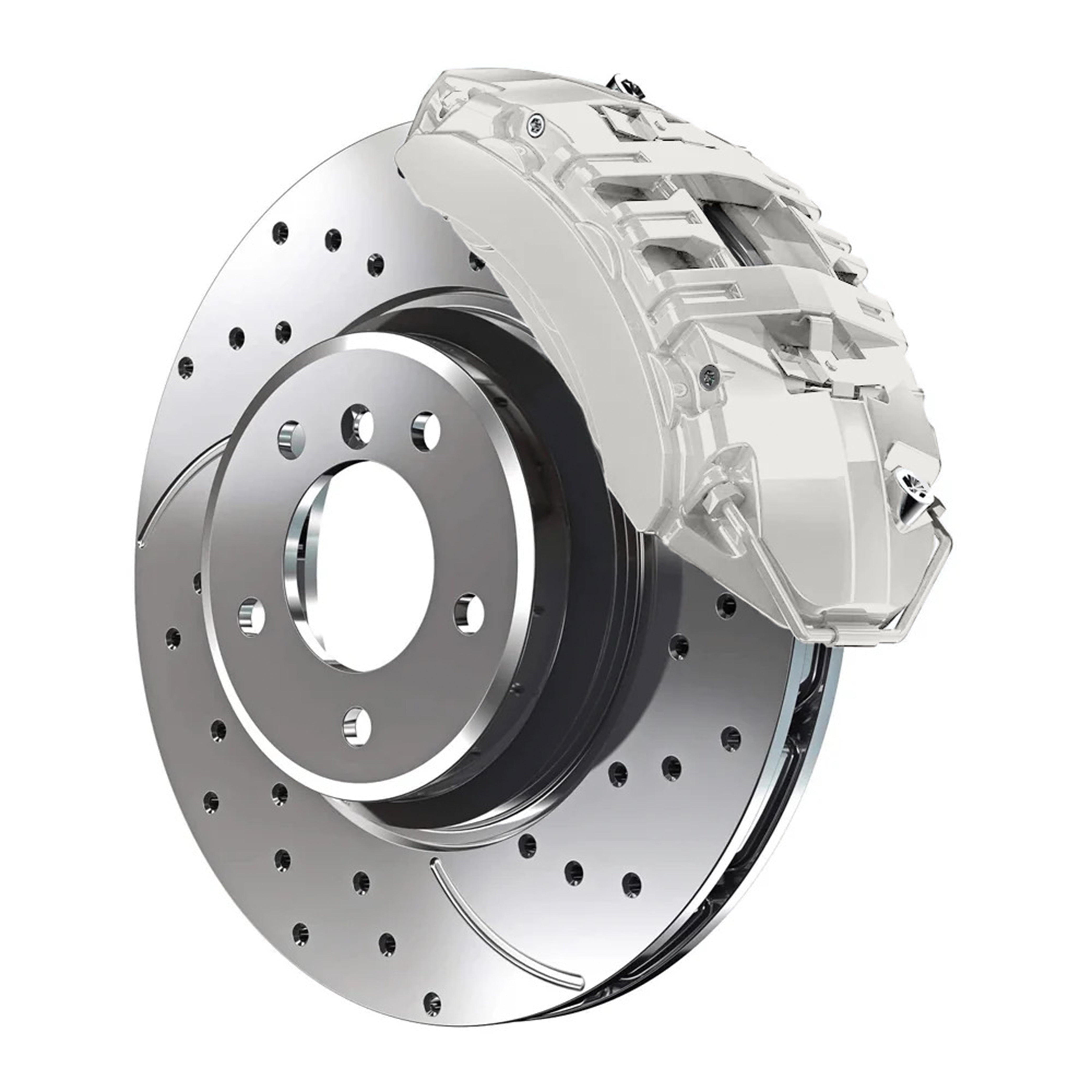 QM1 Nissan Cloud White Color Match Brake Caliper Paint