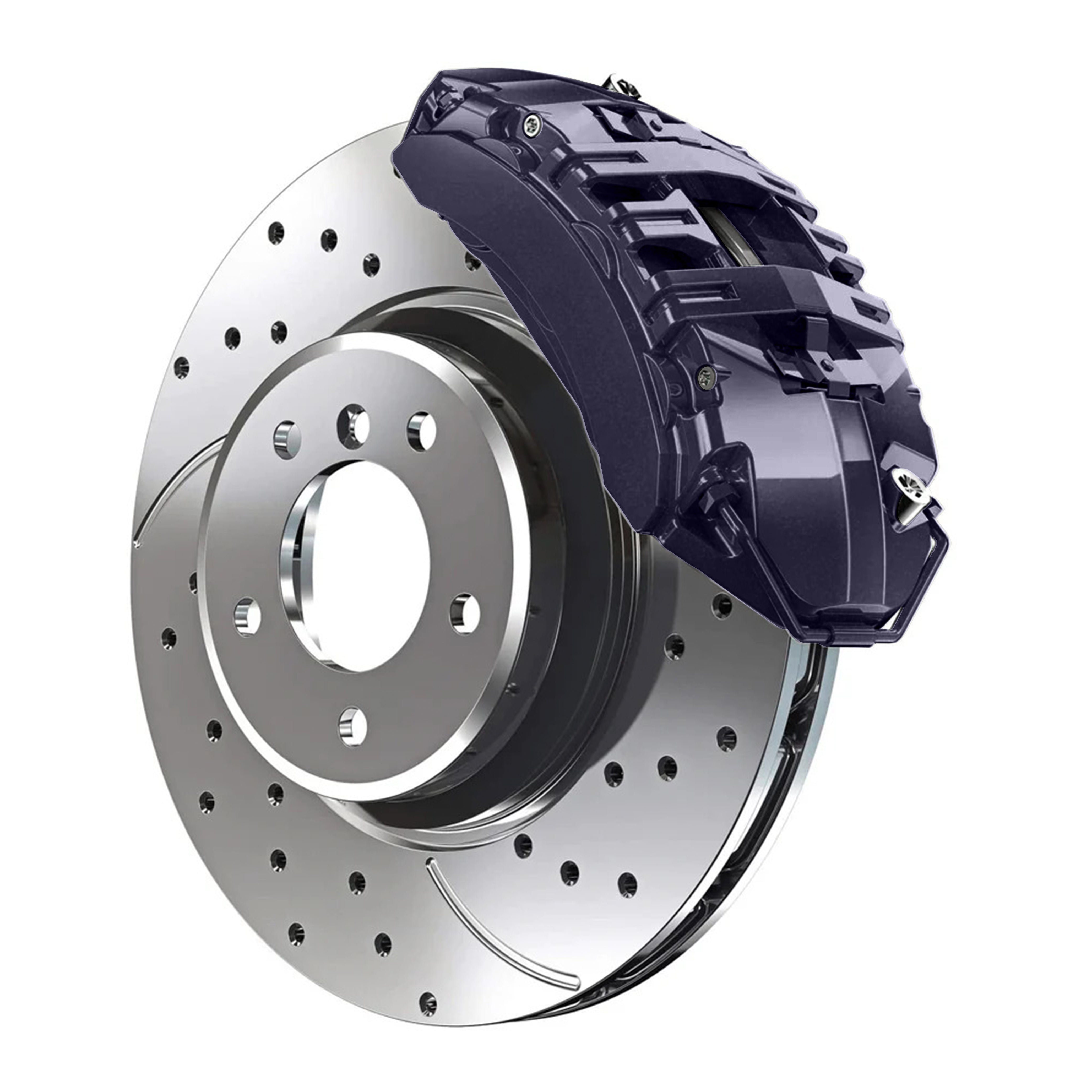 J4 Ford Deep Impact Blue Custom Color Match Brake Caliper Paint Kit