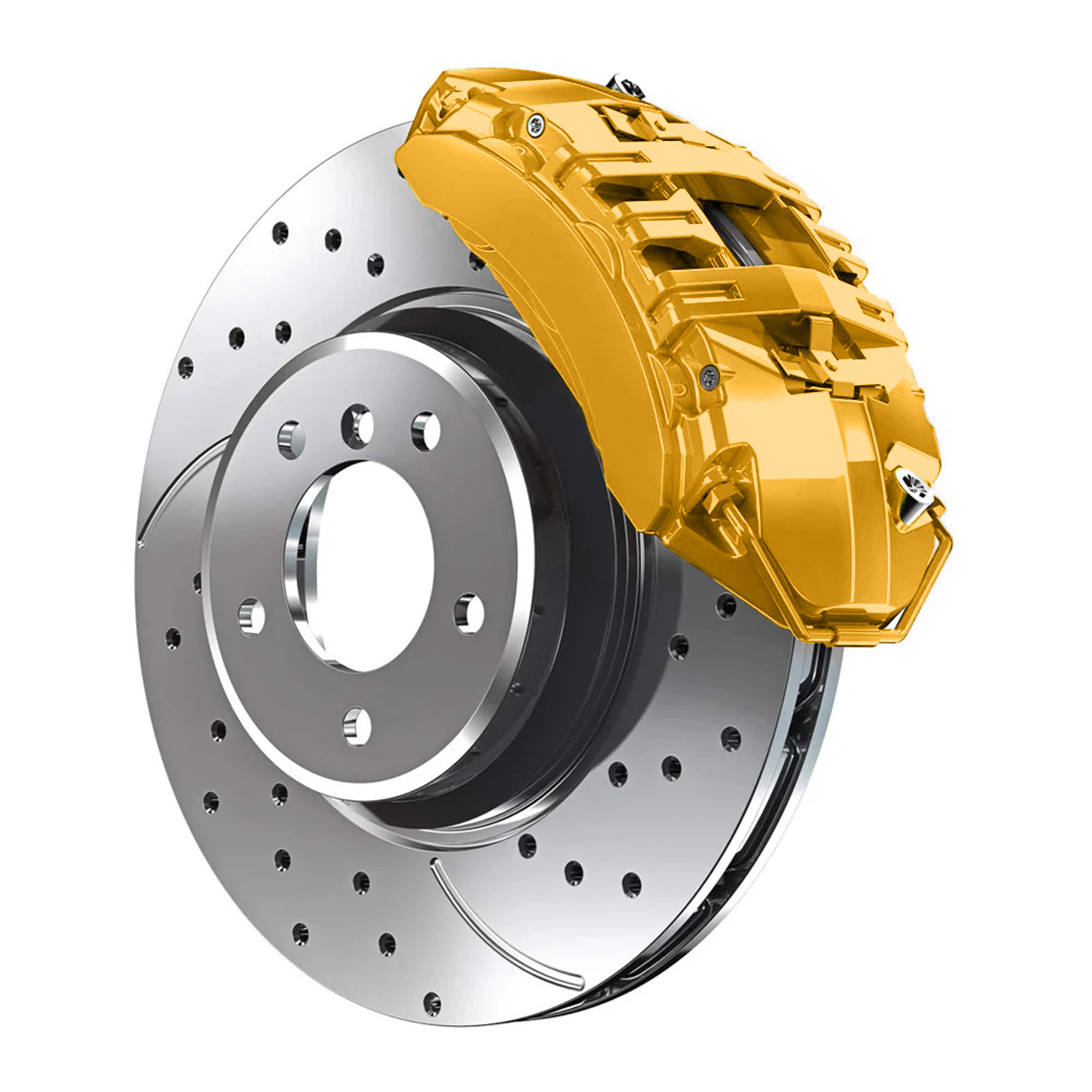 B106 Lotus Elise Saffron Yellow Custom Color Match Brake Caliper Paint Kit