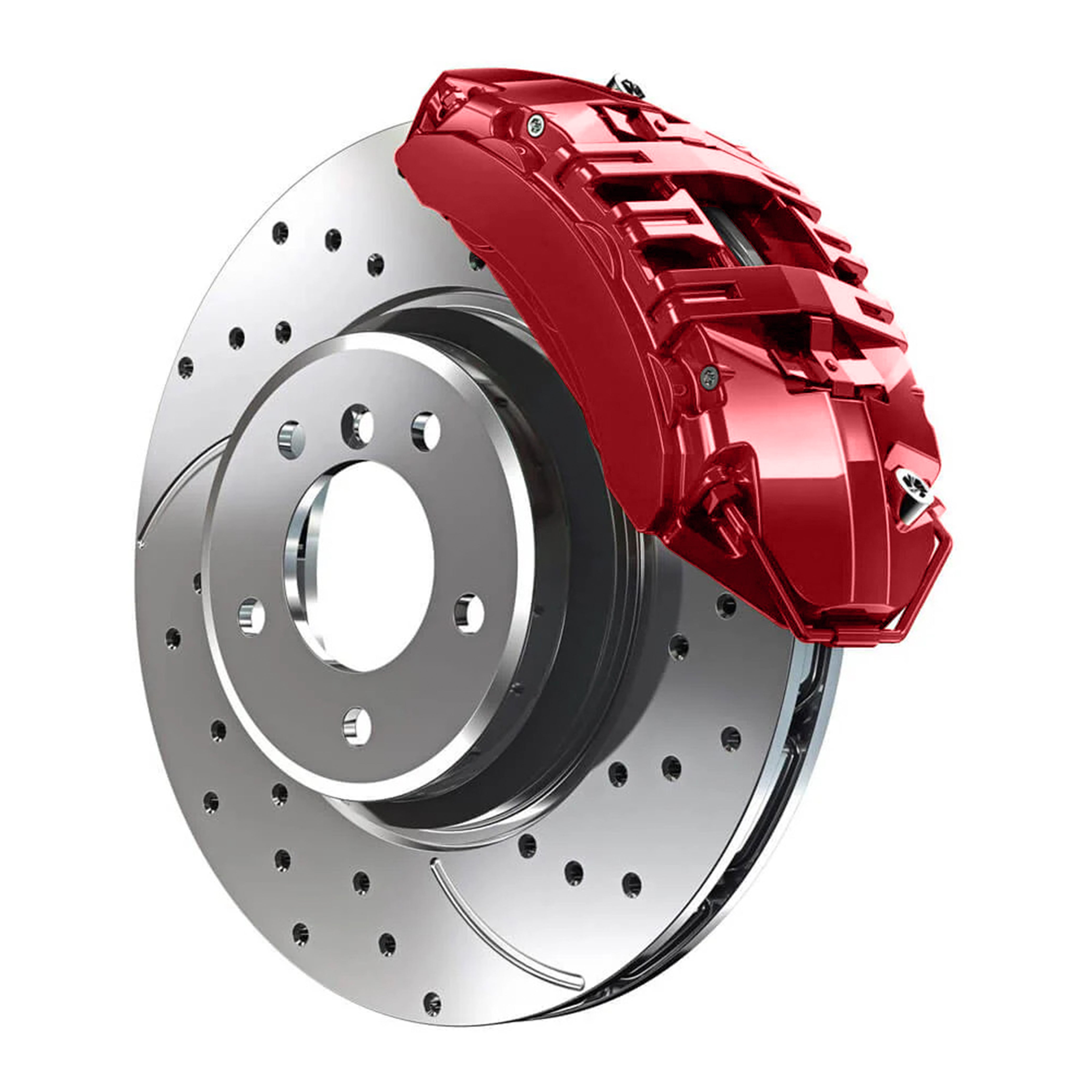 851 Chili Red Mini Cooper Custom Color Match Brake Caliper Paint Kit